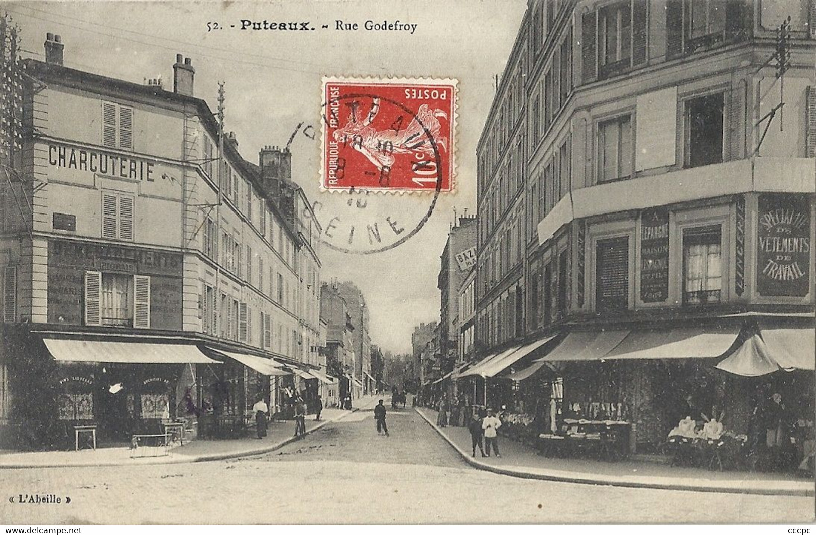 CPA Puteaux Rue Godefroy