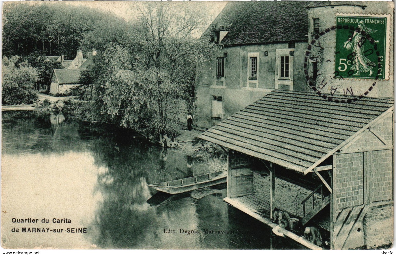 CPA Quartier du Carita de MARNAY sur Saine Aube (101003)