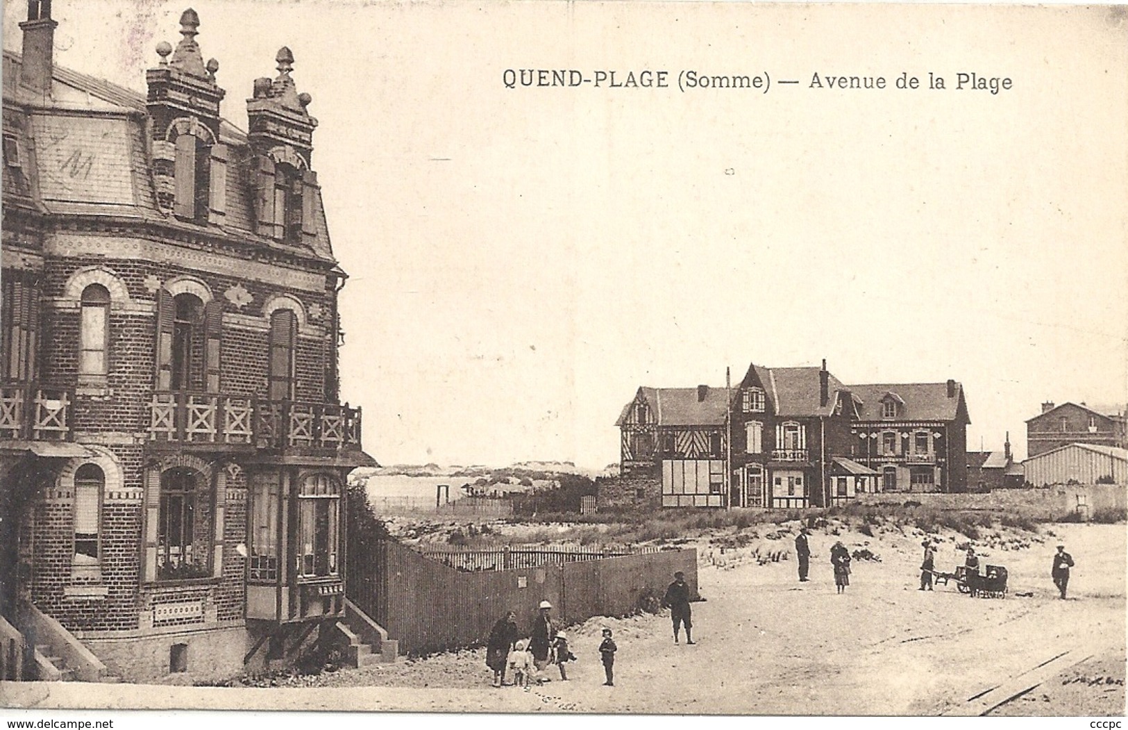 CPA Quend-Plage Avenue de la Plage