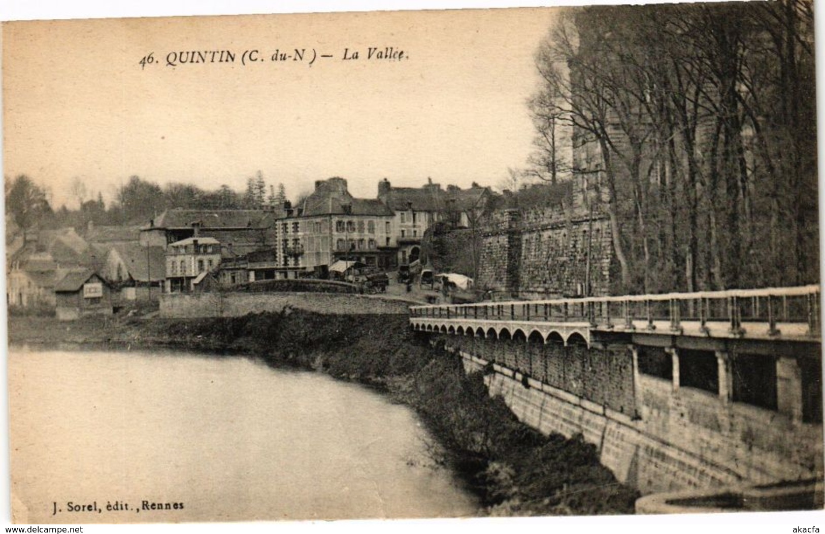 CPA QUINTIN - La Vallée (243509)