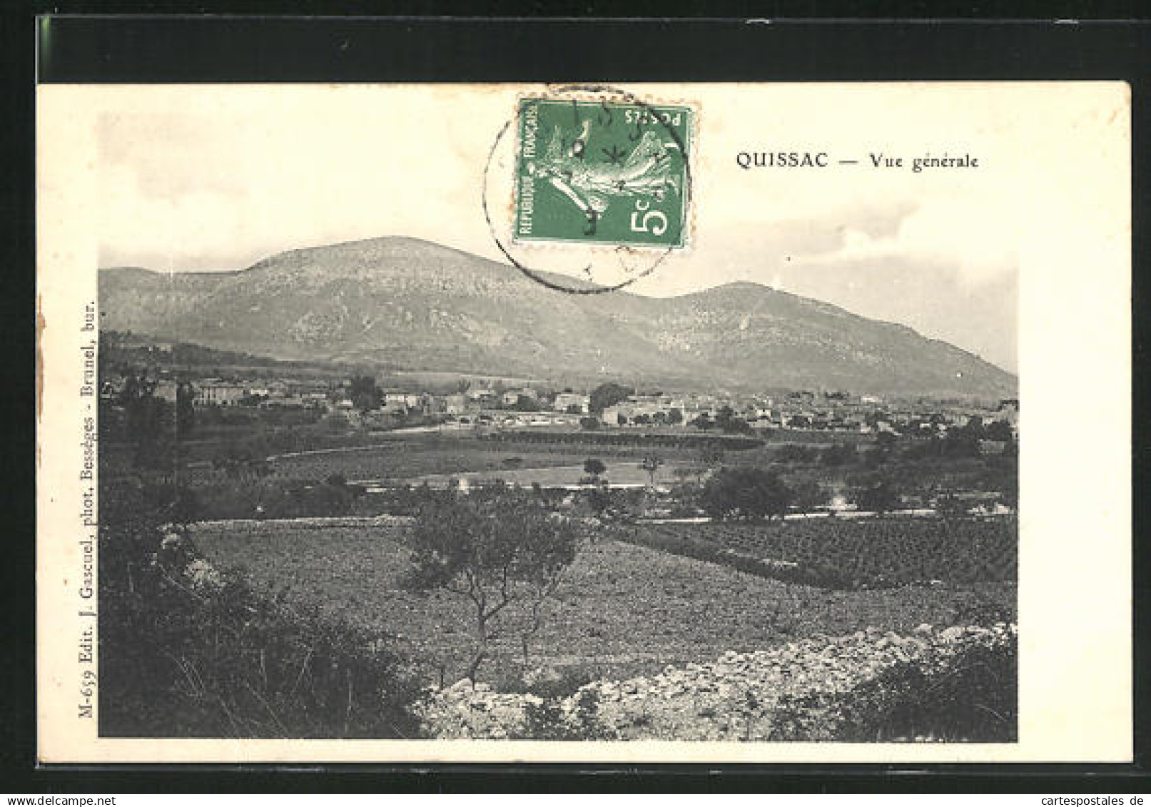 CPA Quissac, vue générale