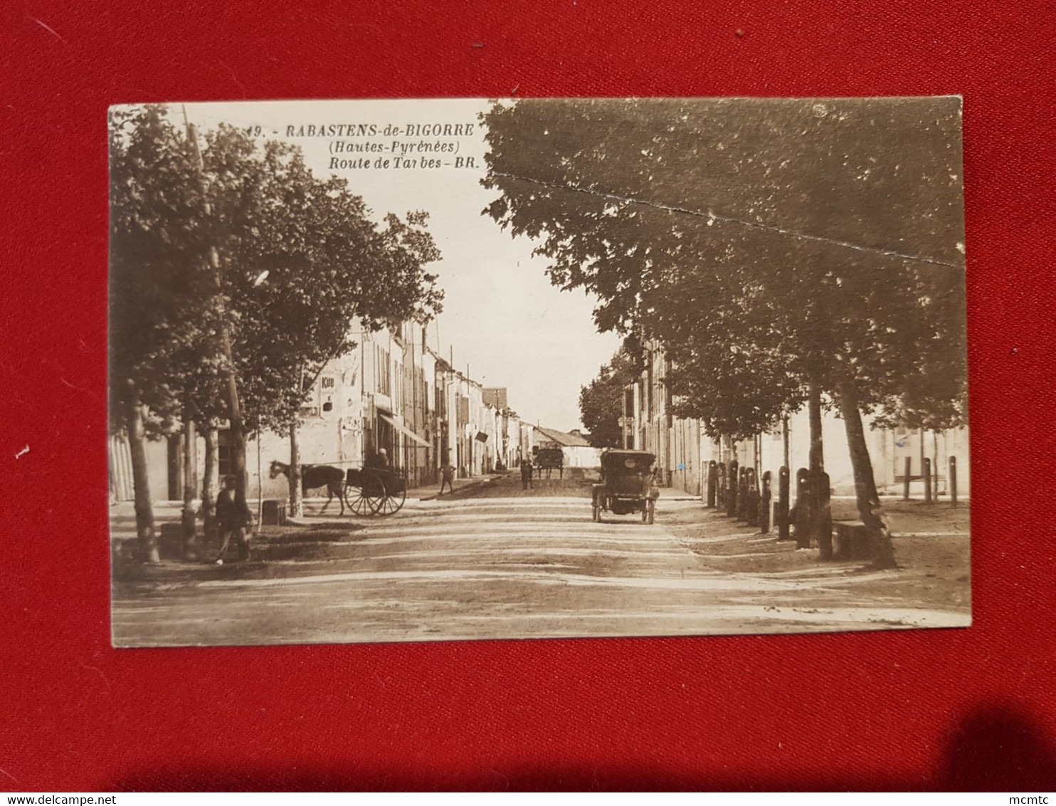 CPA -  Rabastens de Bigorre -  -( Hautes-Pyrénées ) - Route de Tarbes