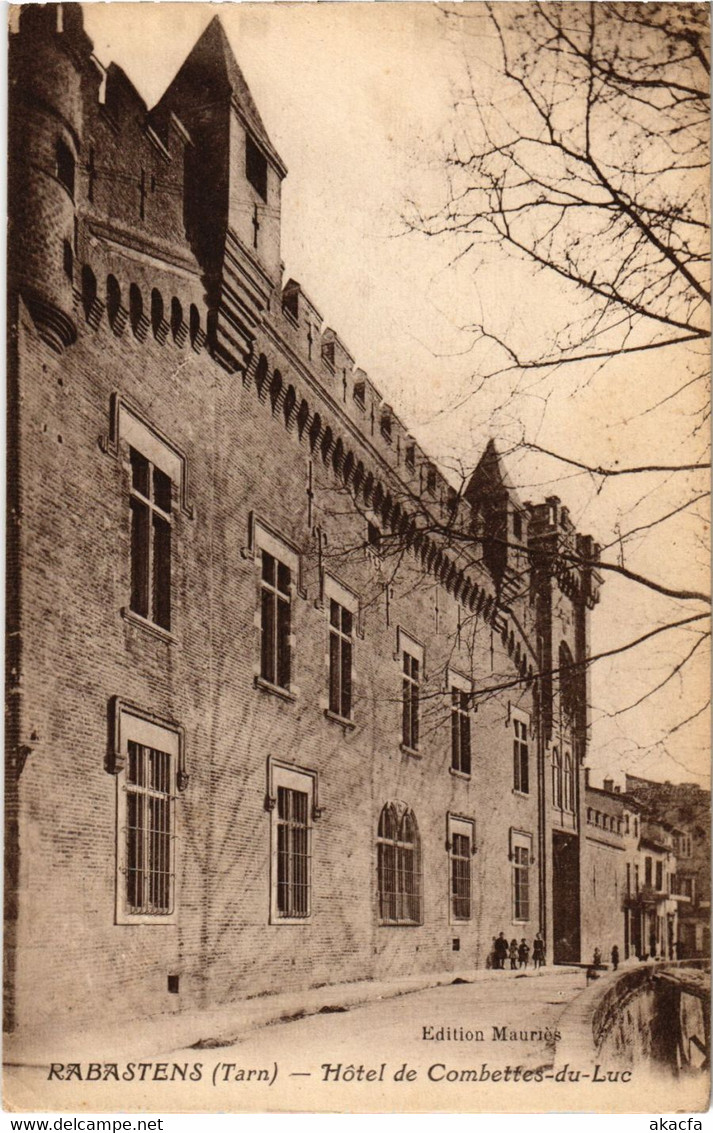 CPA Rabastens Hotel de Combettes du Luc FRANCE (1016418)