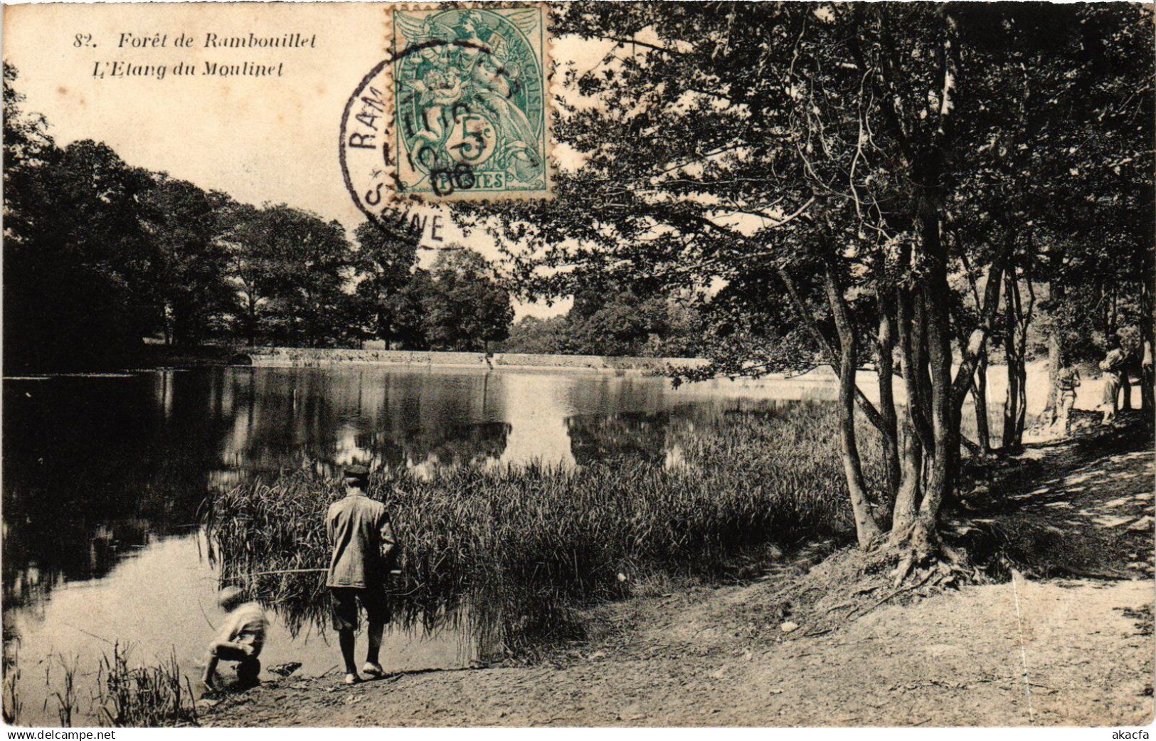 CPA RAMBOUILLET Foret de Rambouillet - L'Etang du Moulinet (1385213)