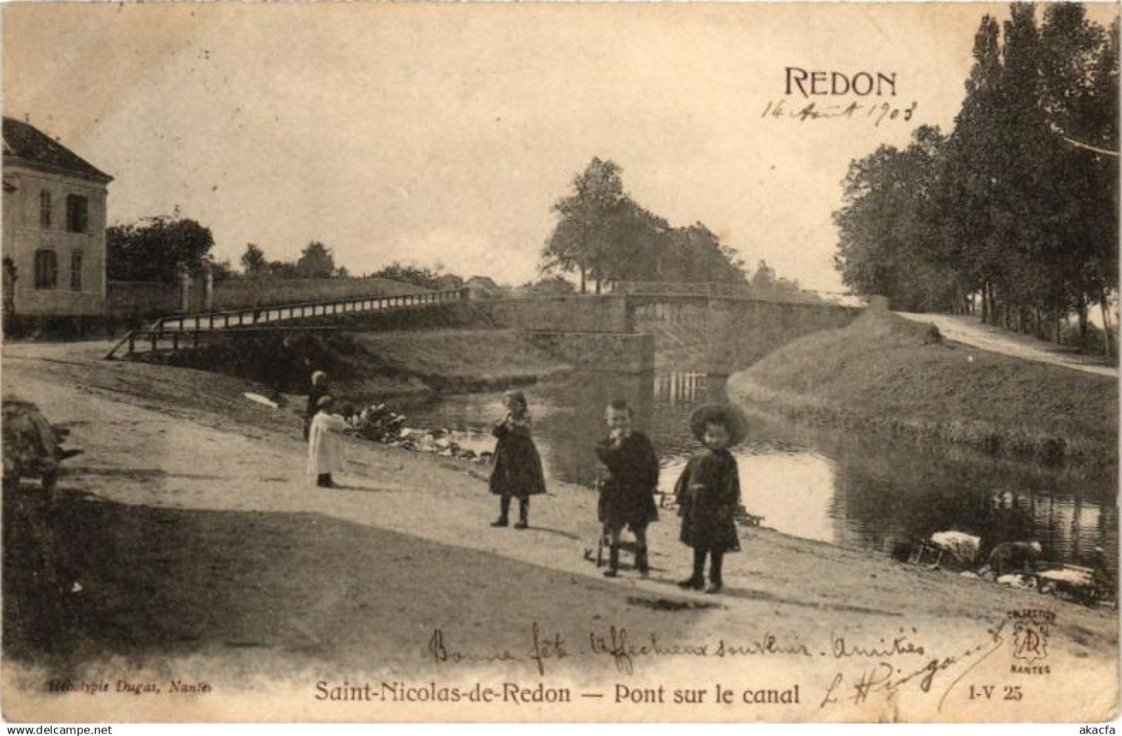 CPA REDON-St Nicolas de REDON-Pont sur le canal (265241)