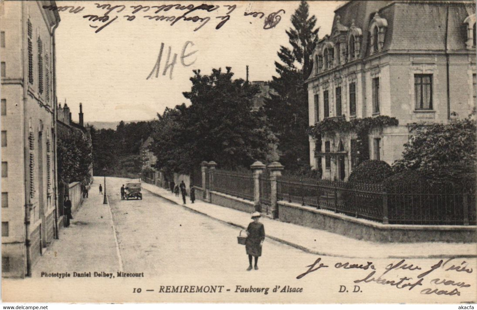 CPA REMIREMONT - Faubourg d'Alsace (119764)