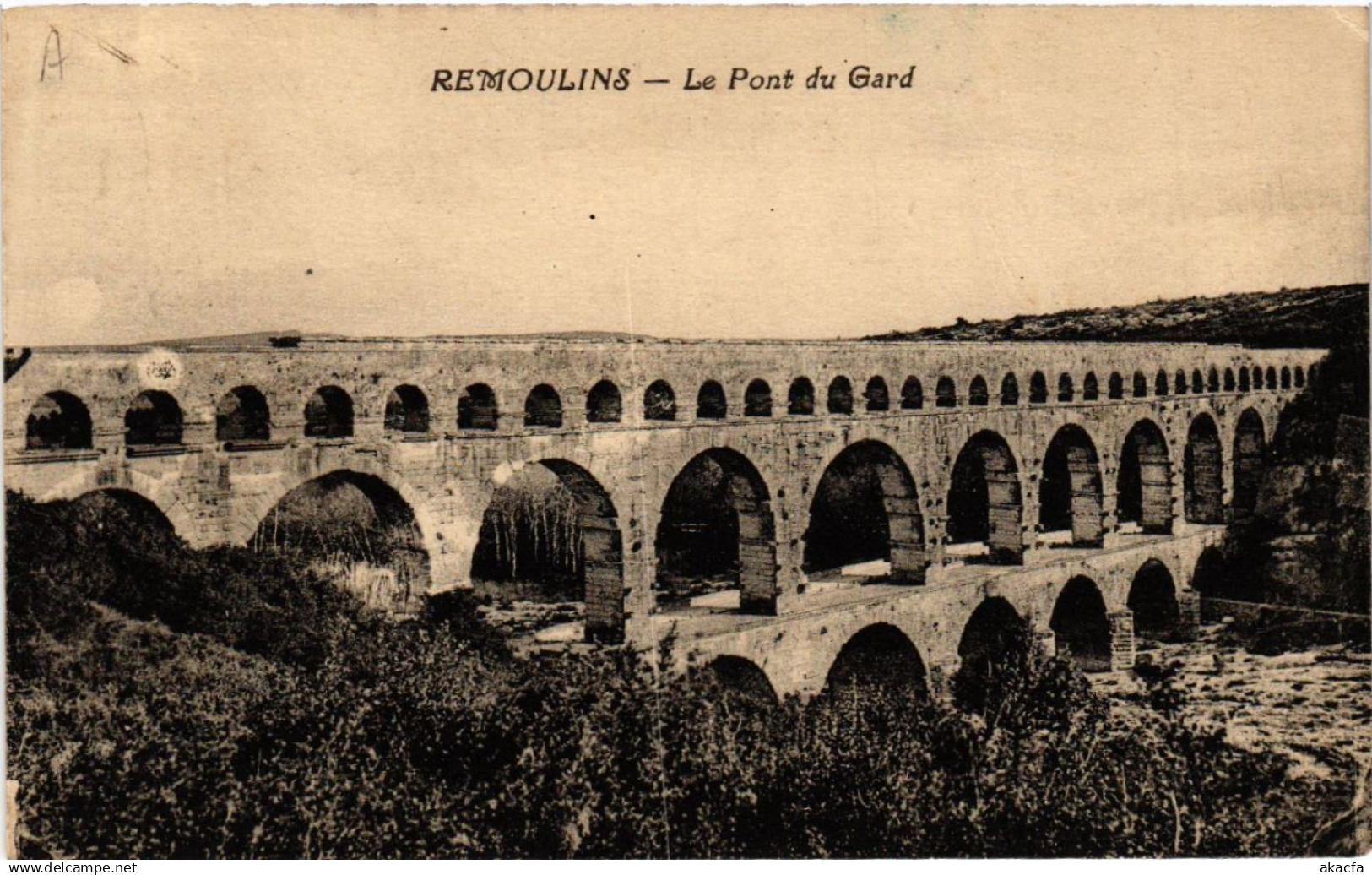 CPA REMOULINS - Le PONT-du-GARD (458858)