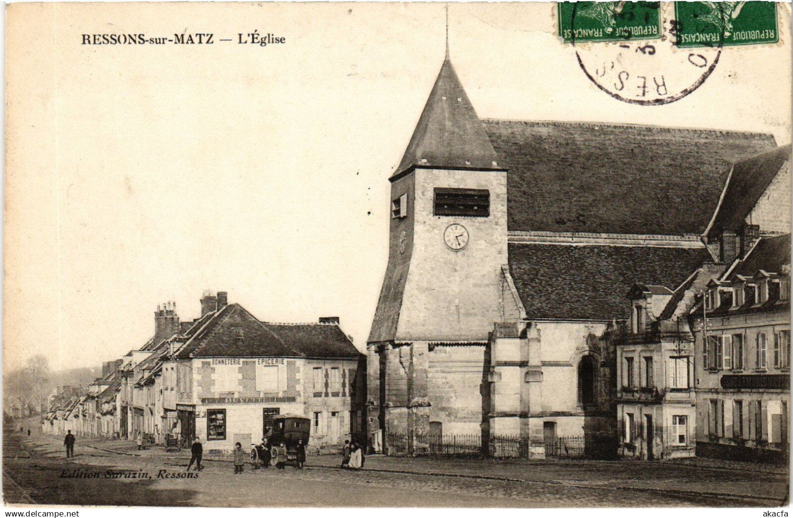 CPA Ressons-sur-Matz Église (1186753)