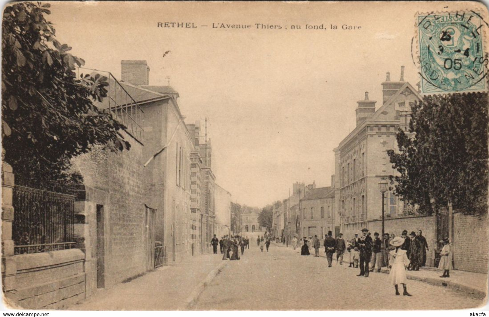 CPA RETHEL - L'Avenue Thiers (135603)