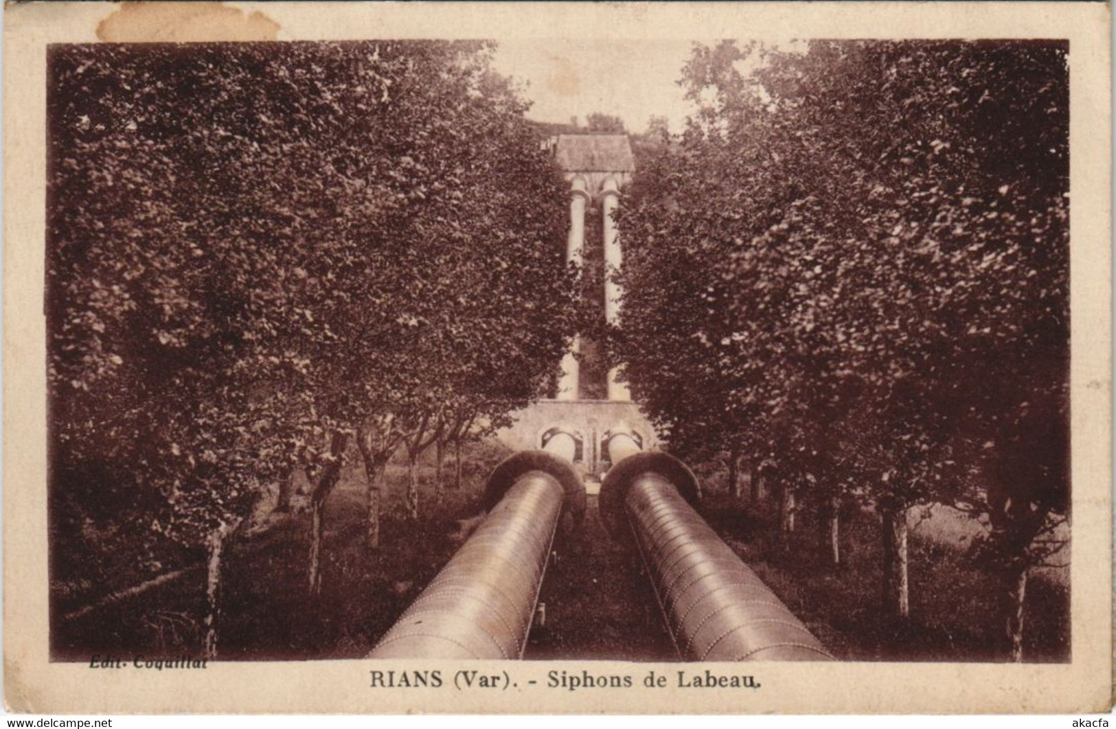 CPA RIANS Siphons de Labeau (1113094)