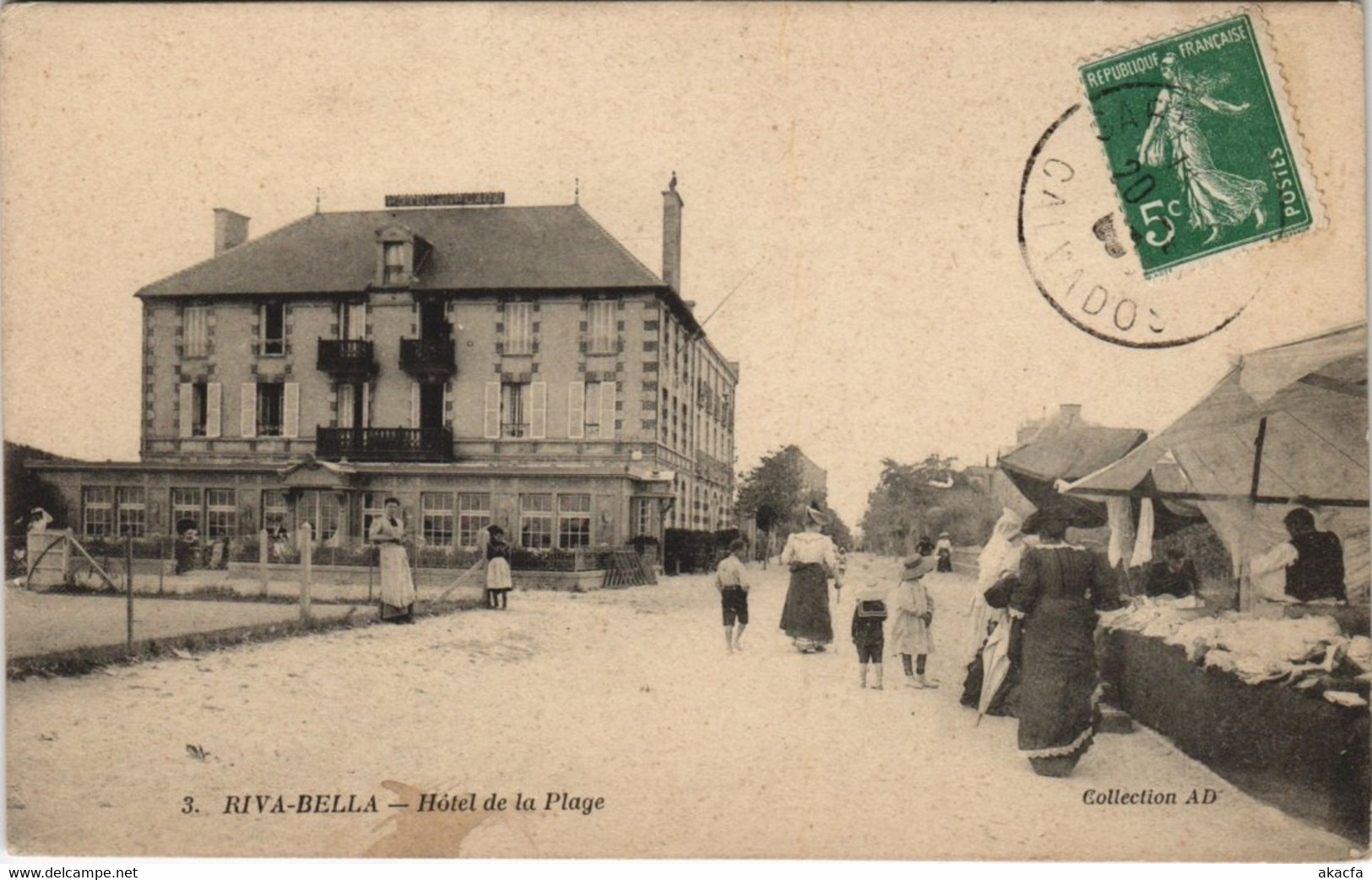 CPA RIVA-BELLA - Hotel de la Plage (141147)