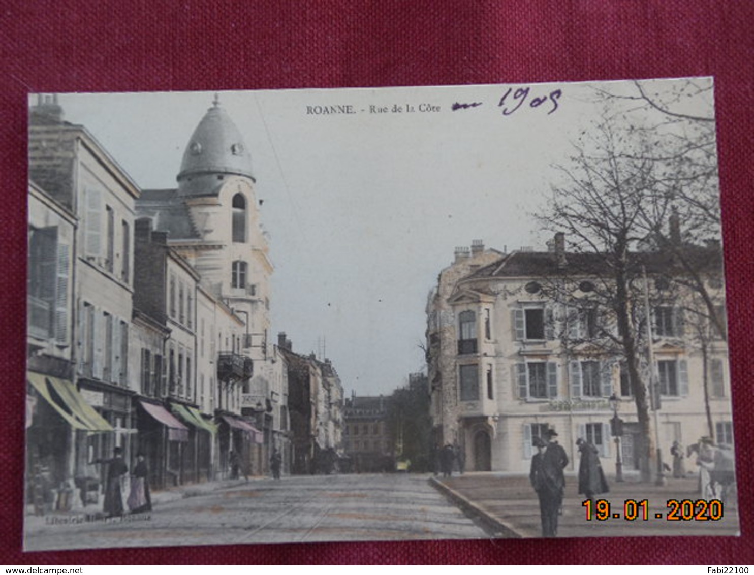 CPA - Roanne - Rue de la Côte