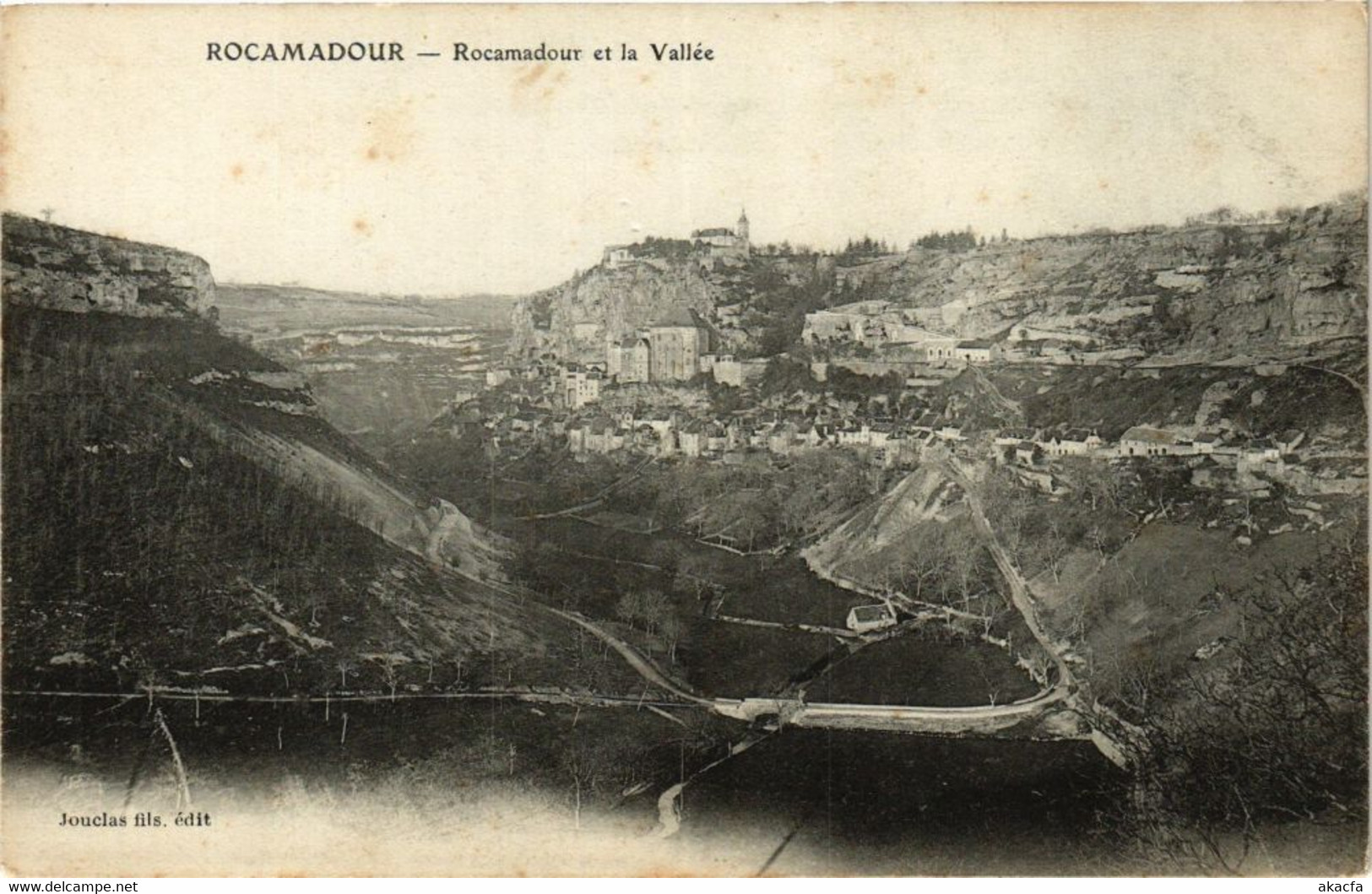 CPA ROCAMADOUR - ROCAMADOUR et la Vallée (223435)