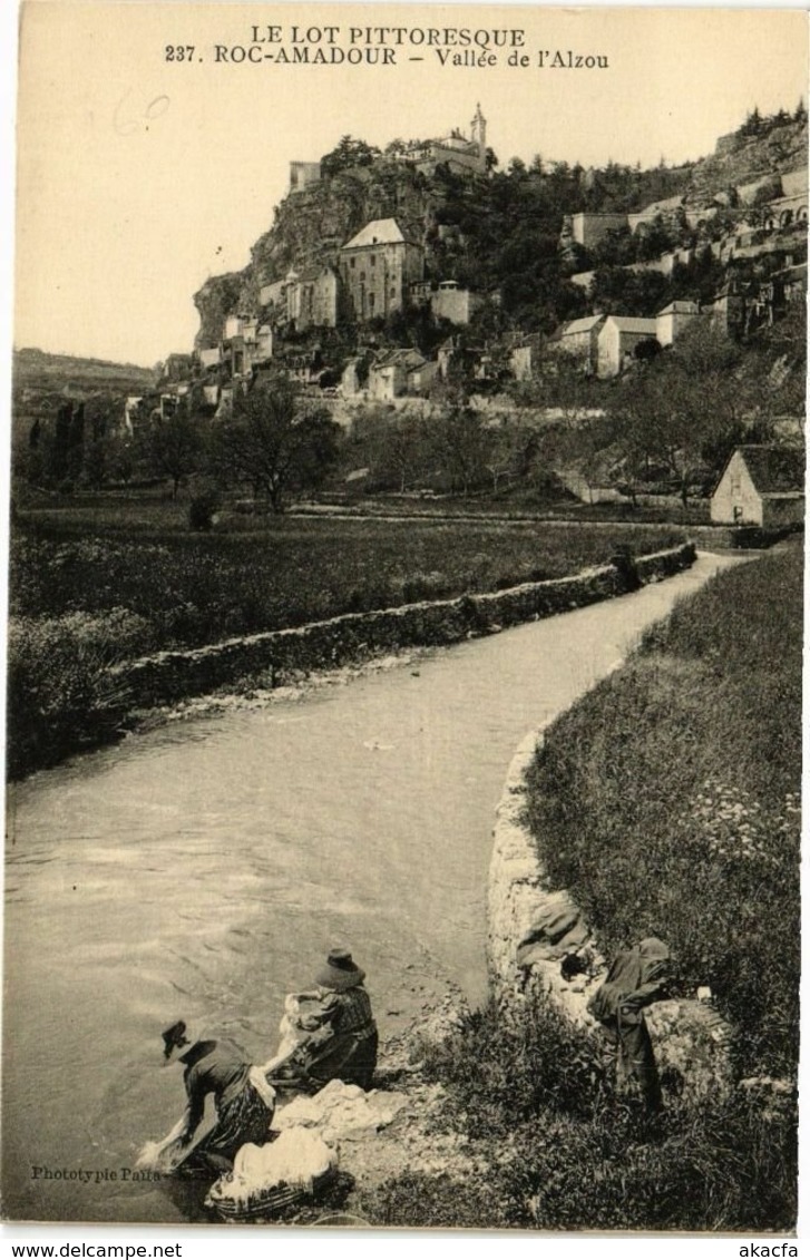 CPA ROCAMADOUR-Vallée de l'Alzou (261755)