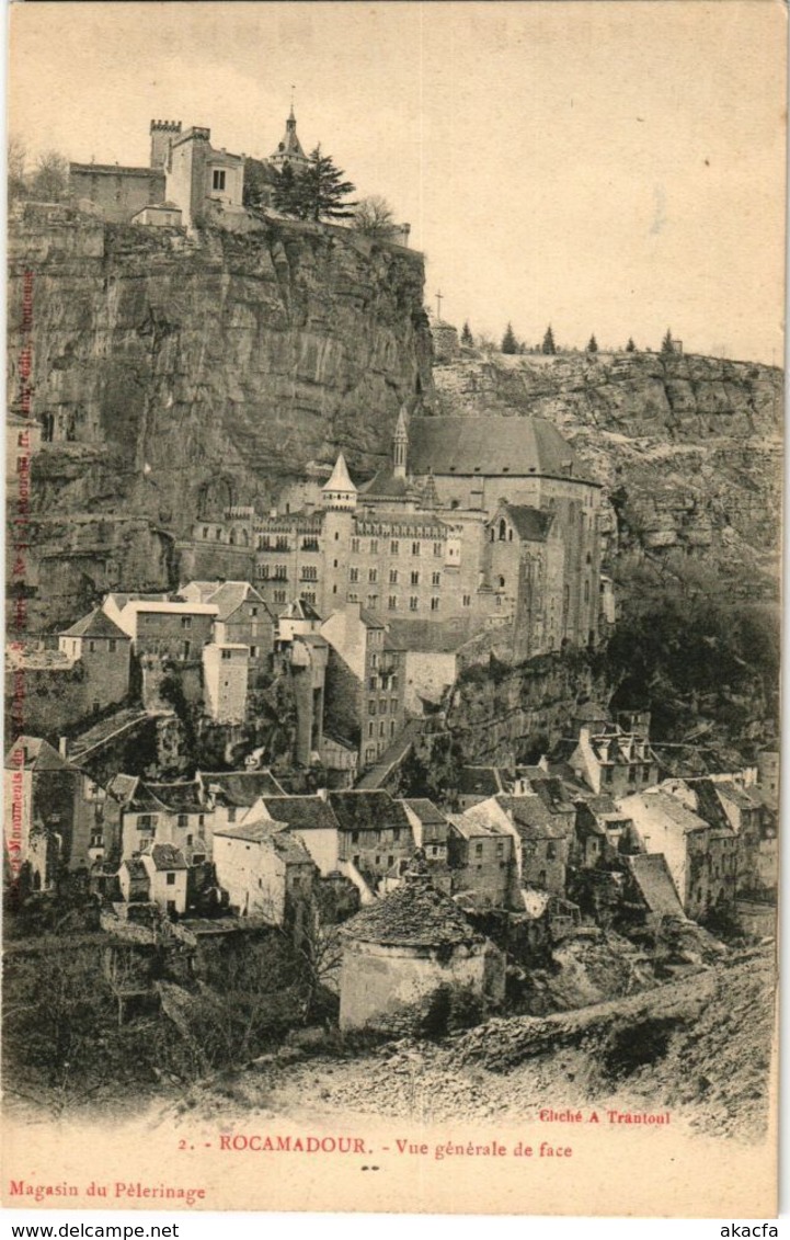 CPA ROCAMADOUR - Vue générale de face (224096)