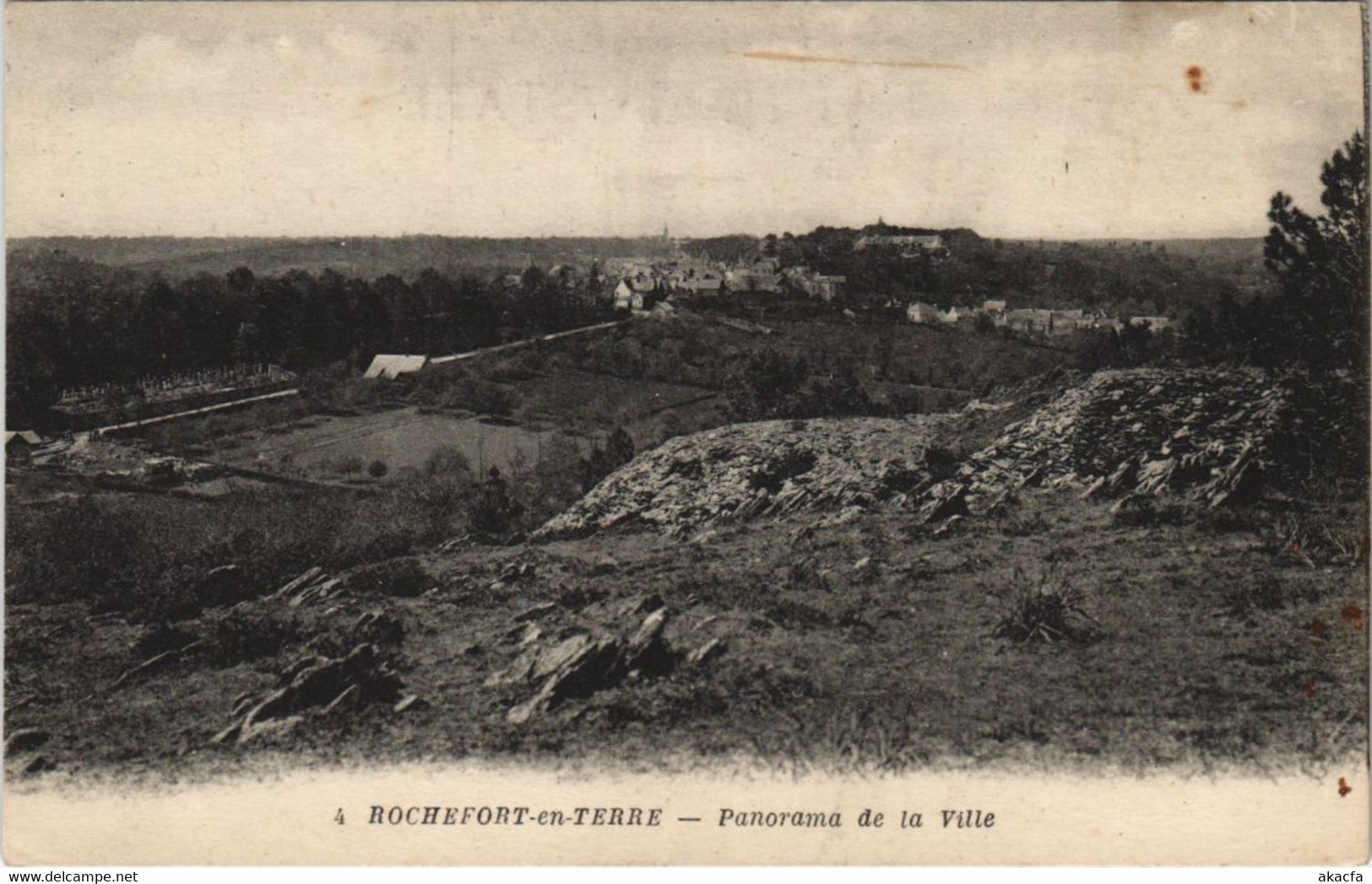 CPA ROCHEFORT-en-TERRE - Panorama de la Ville (33029)