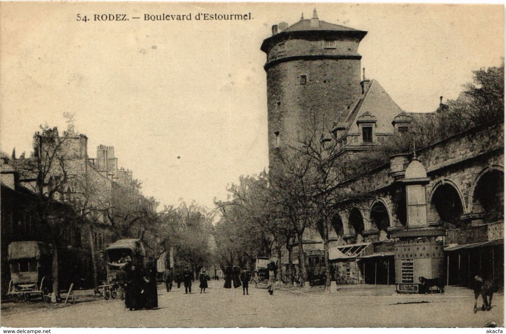 CPA RODEZ - Boulevard d'Estourmel (109609)