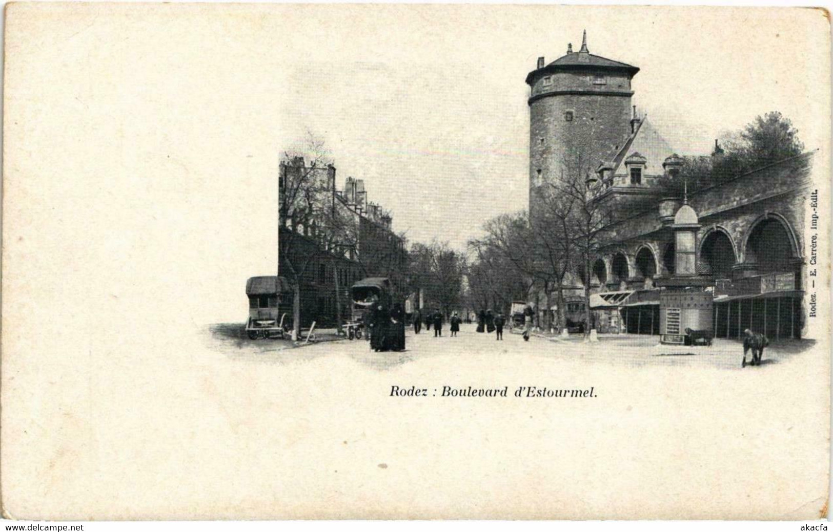 CPA RODEZ - Boulevard d'Estournel (109356)