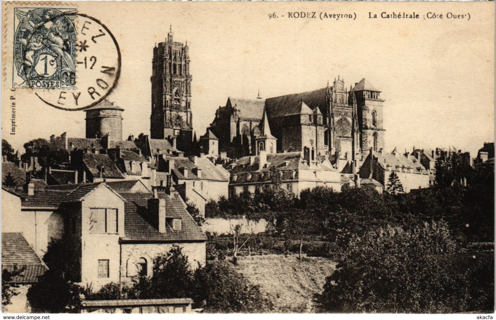 CPA RODEZ - La Cathédrale (109677)