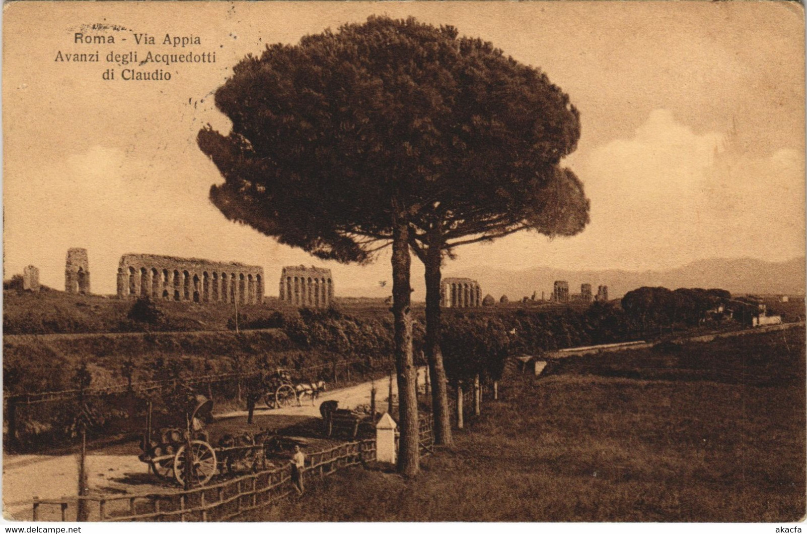 CPA Roma Via Appia Avanzi degli Acquedotti LAZIO ITALY (809024)