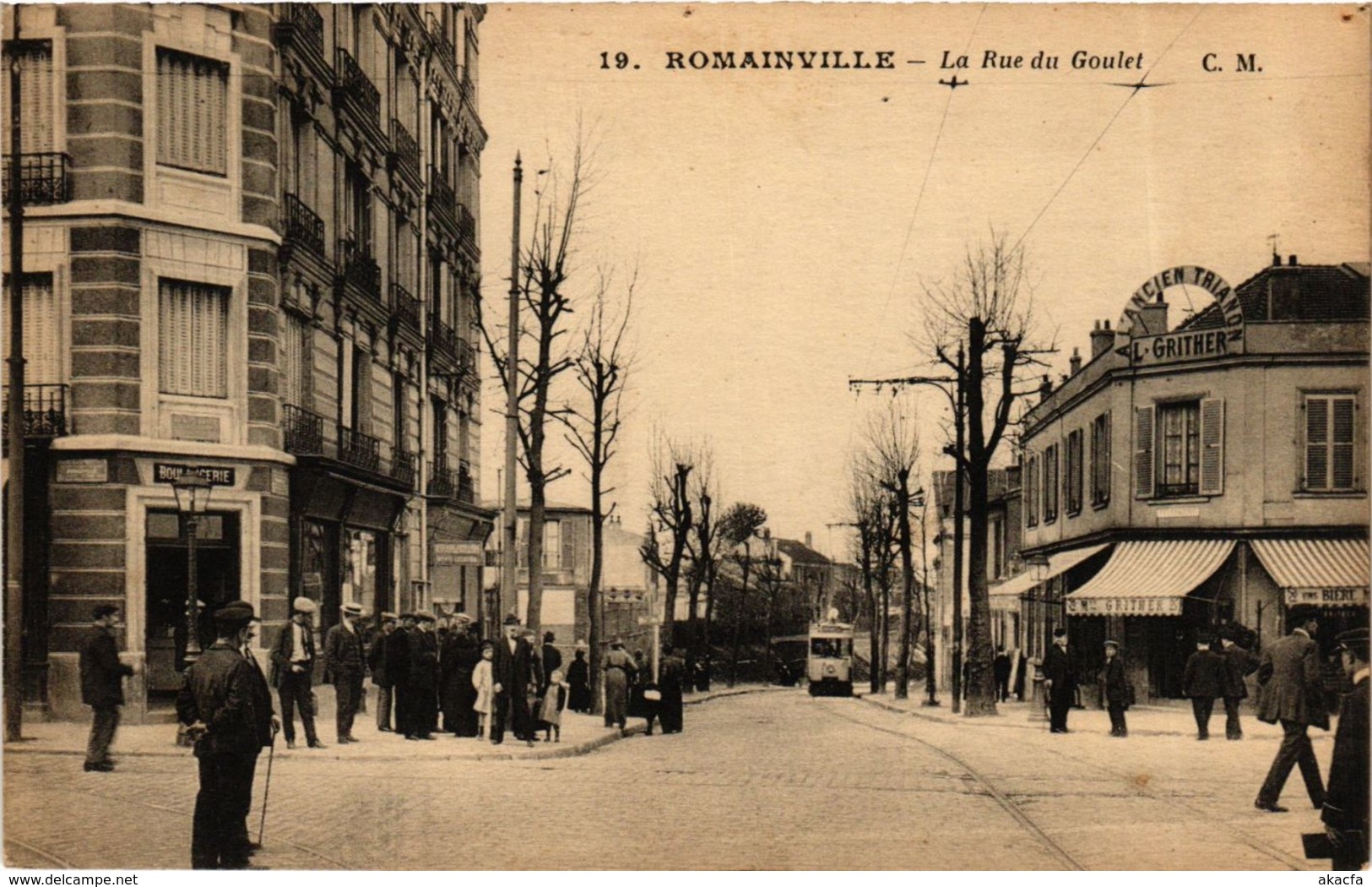 CPA ROMAINVILLE rue du Goulet (869307)