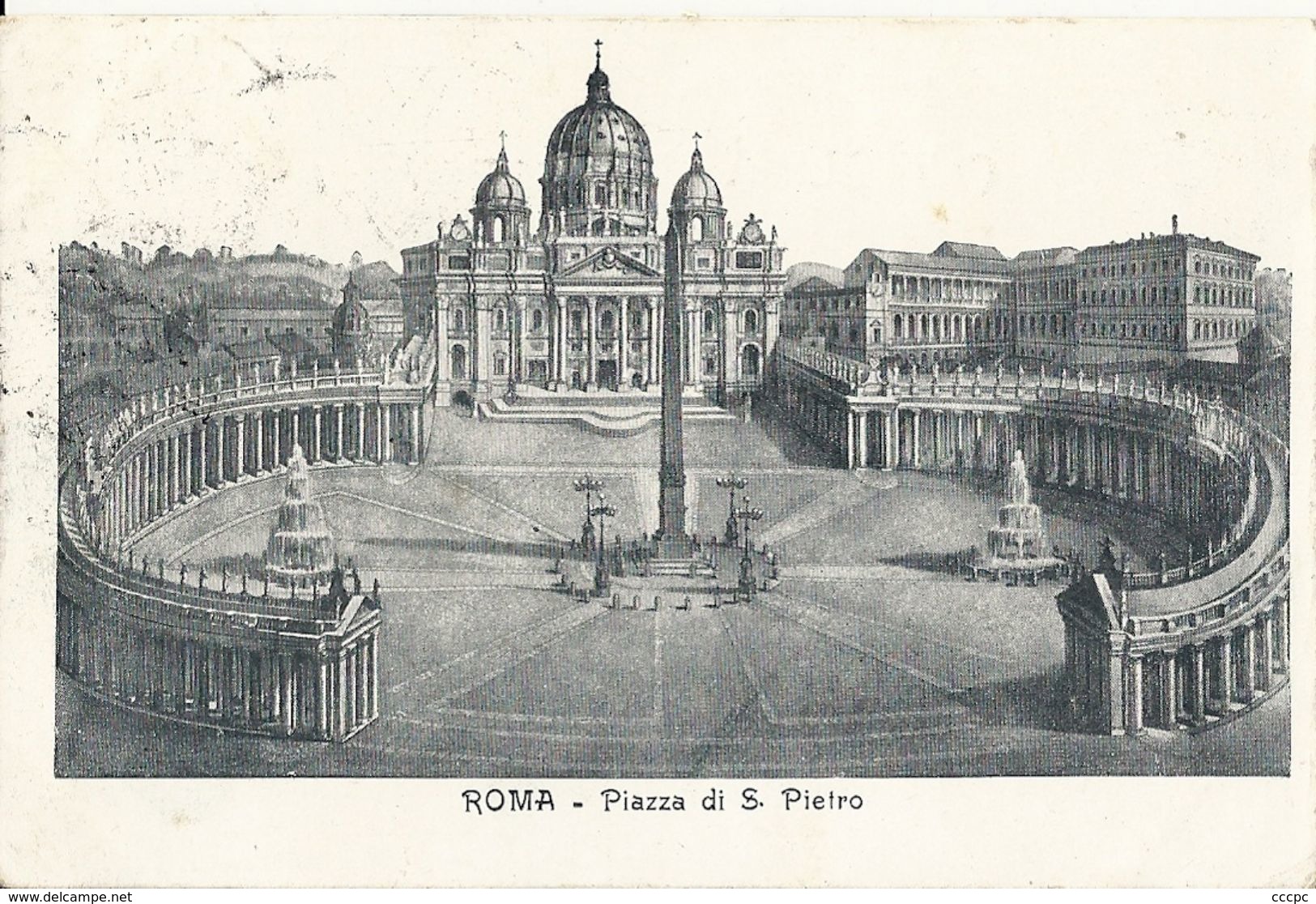 CPA Rome Place Saint-Pierre - Roma Piazza St-Pietro