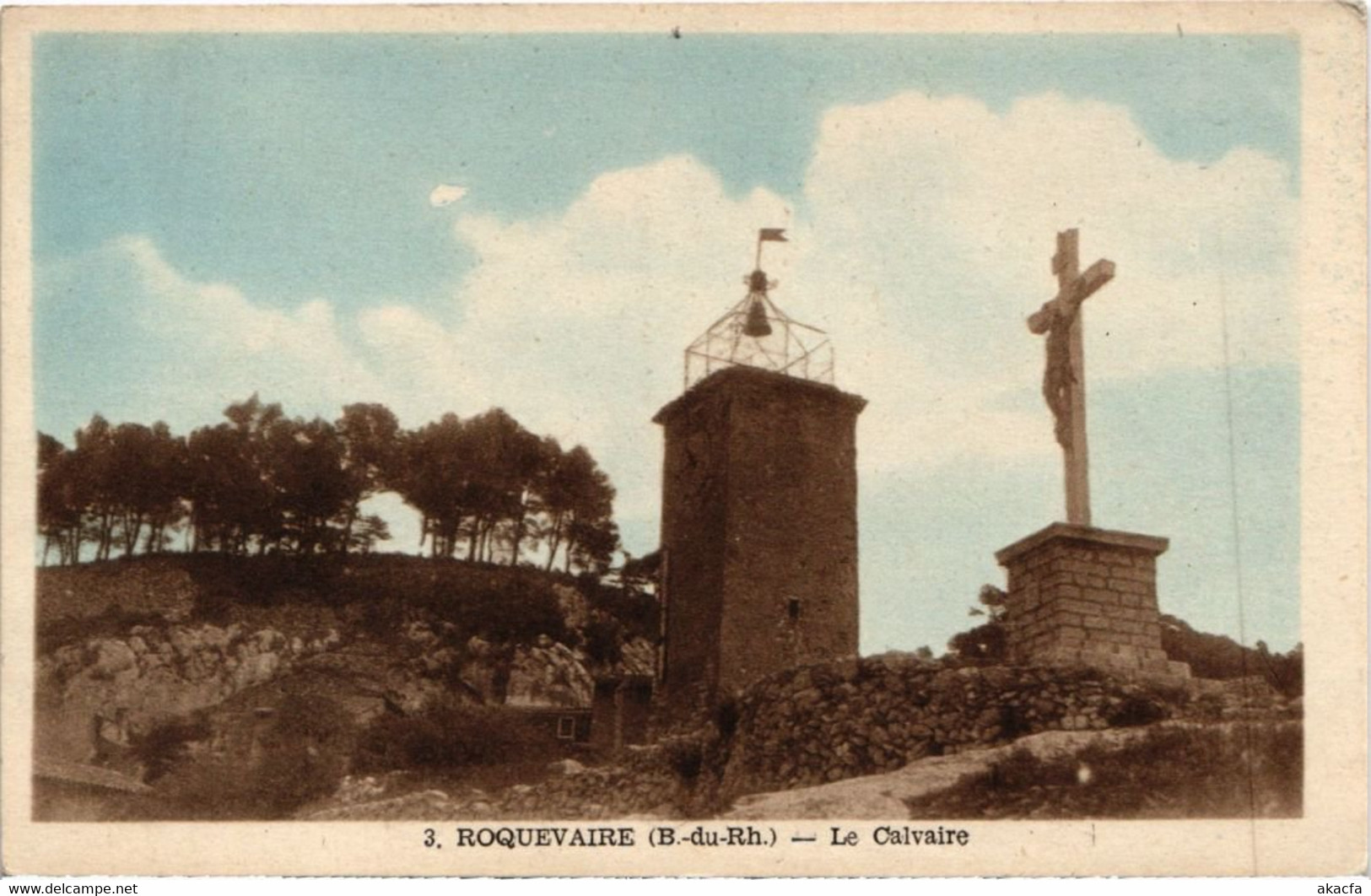 CPA ROQUEVAIRE Le Calvaire (1259146)