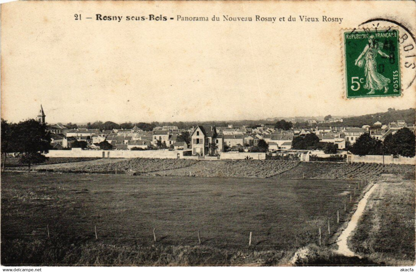 CPA ROSNY-sous-BOIS Panorama du Nouveau Rosny et du Vieux Rosny (1353271)