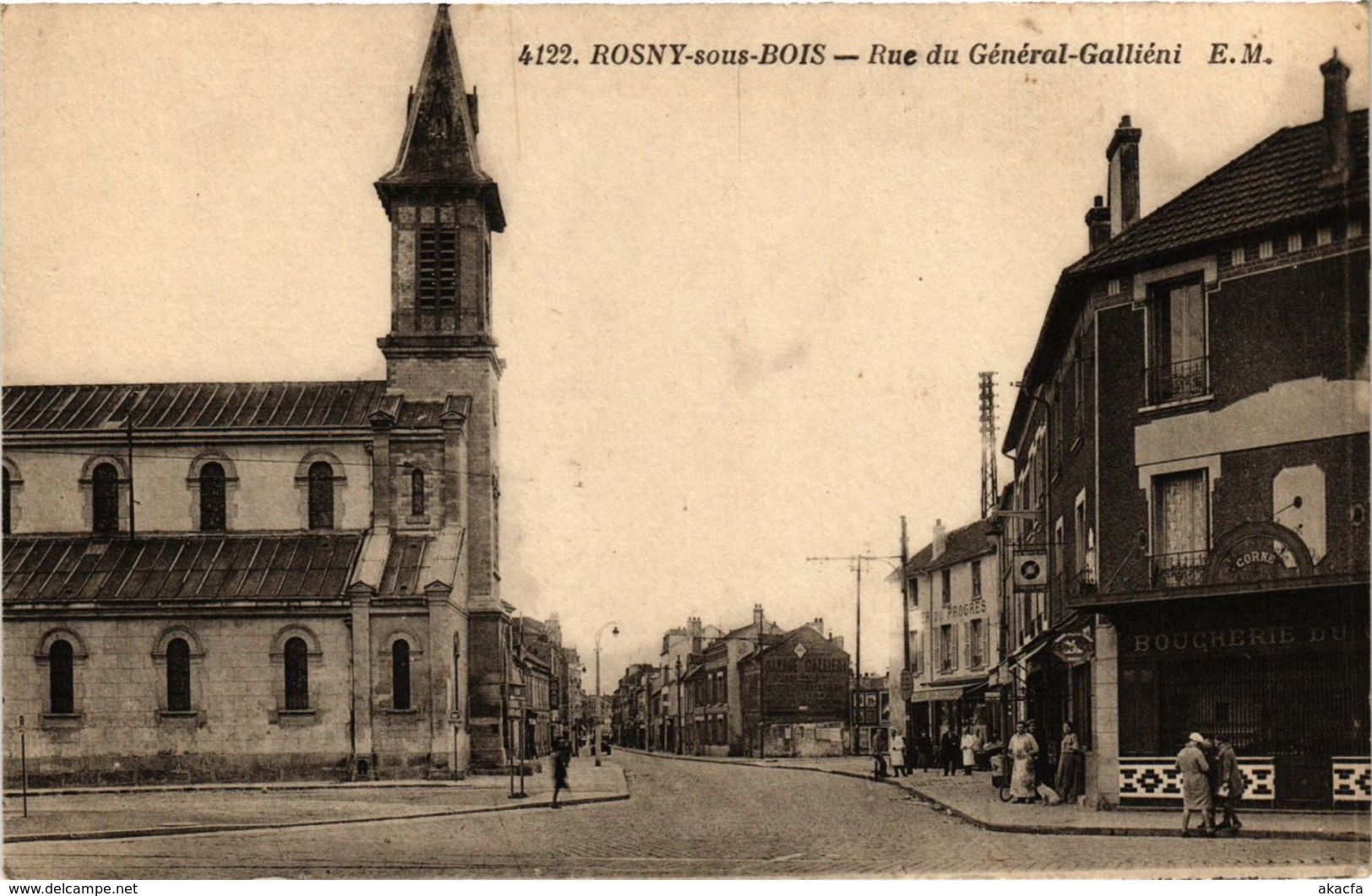 CPA ROSNY-sous-BOIS Rue du Général Gallieni (869310)