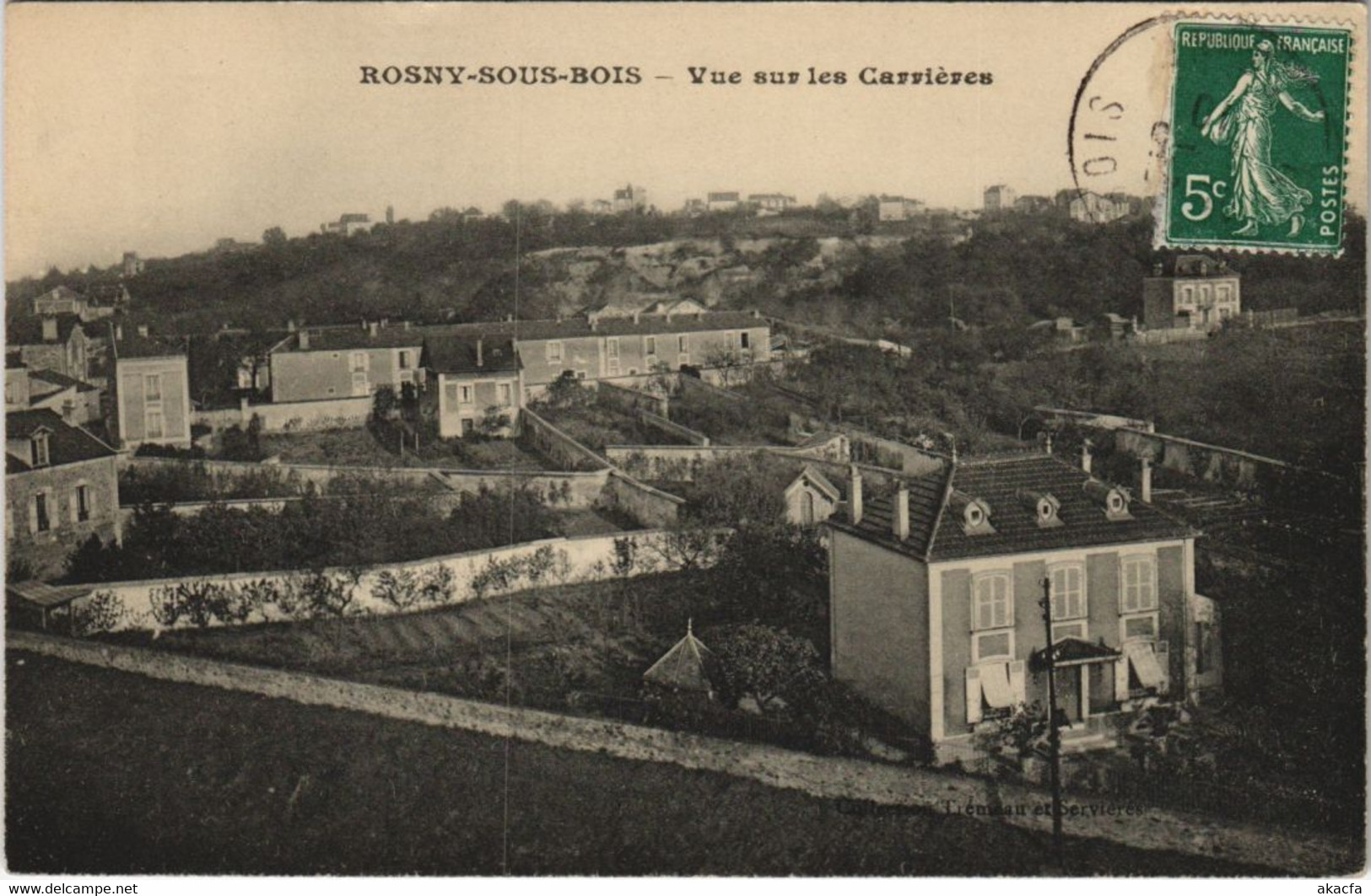 CPA ROSNY-sous-BOIS - Vue sur les Carriéres (44733)