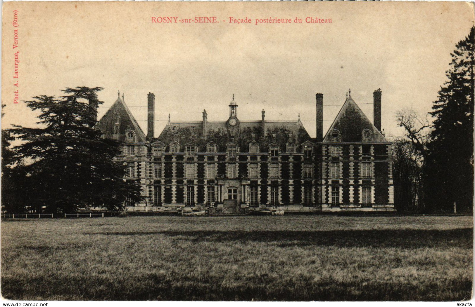 CPA ROSNY-sur-SEINE Facade Posterieure du Chatea (1386206)