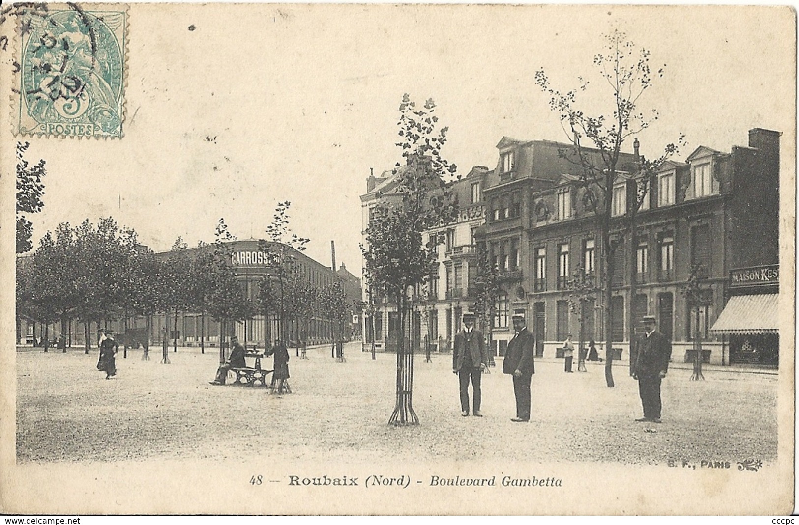 CPA Roubaix Boulevard Gambetta