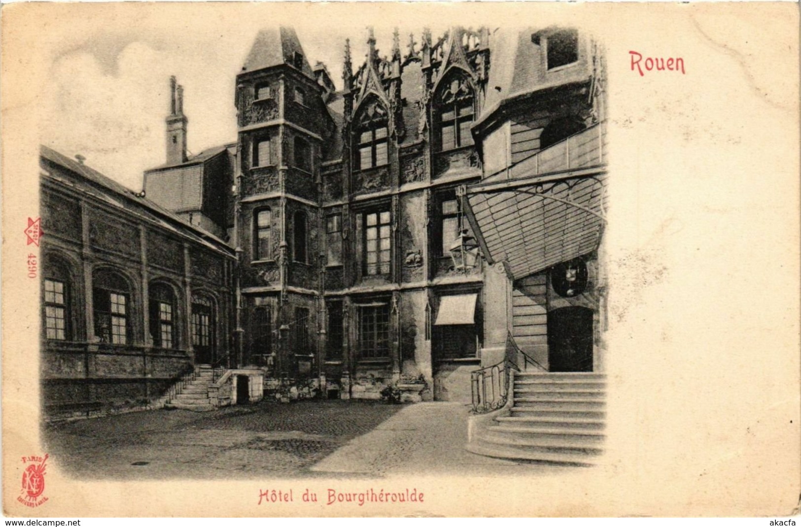 CPA ROUEN-Hotel de Bourgtheroulde (348485)