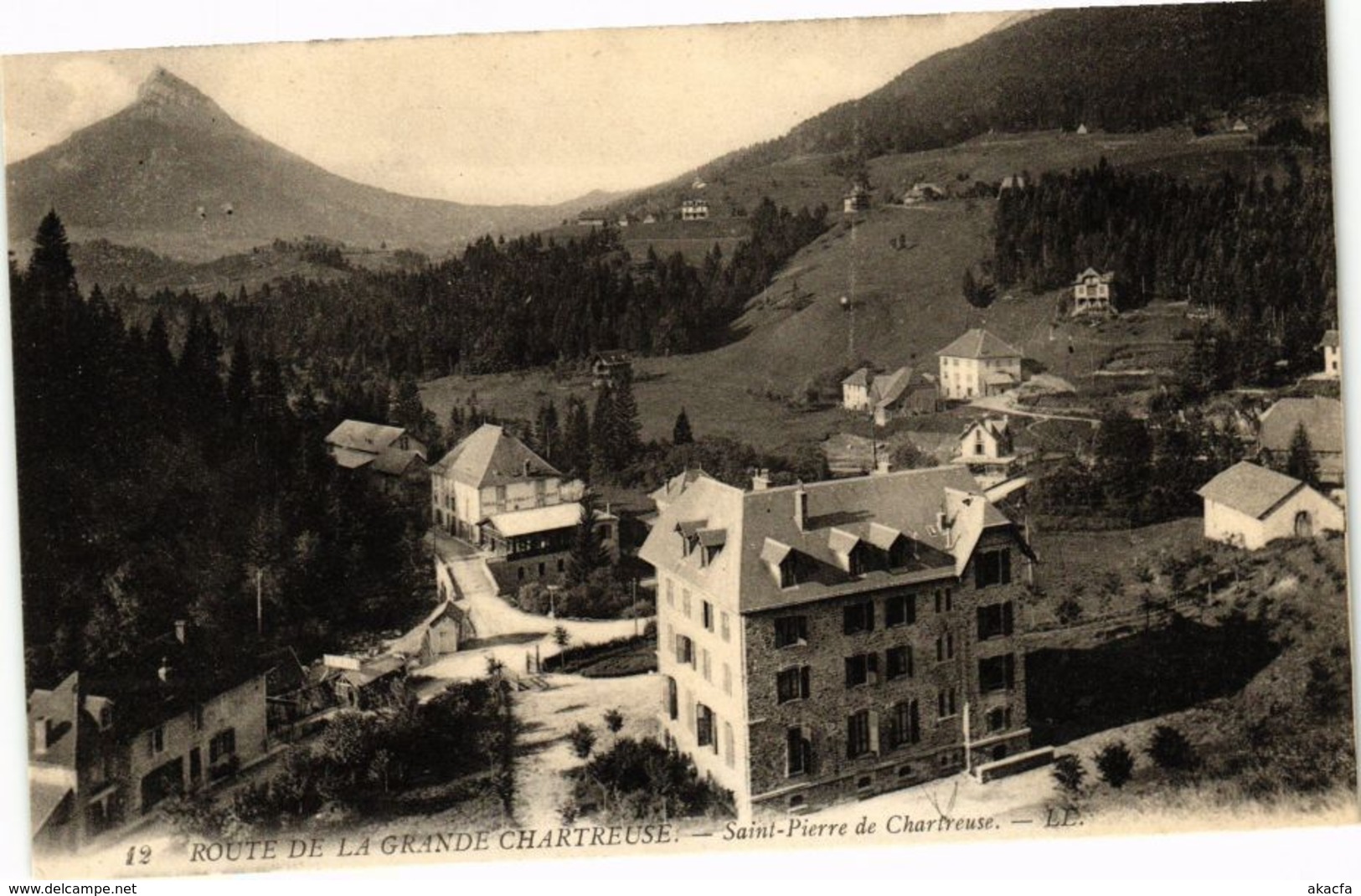 CPA Route de la Grande-CHARTREUSE - St-PIERRE de CHARTREUSE (241661)