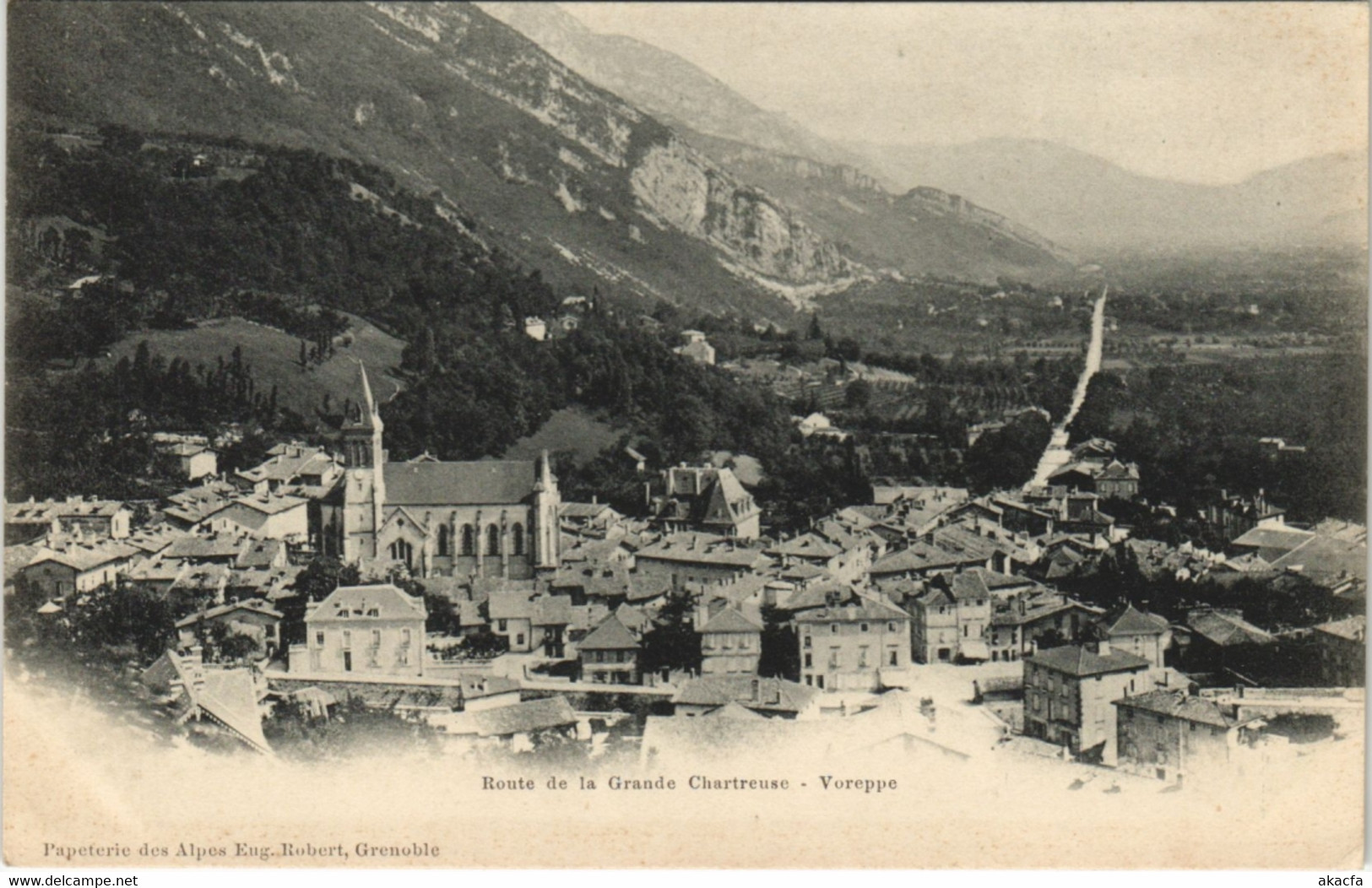 CPA Route de la Grande-CHARTREUSE - Voreppe (123921)