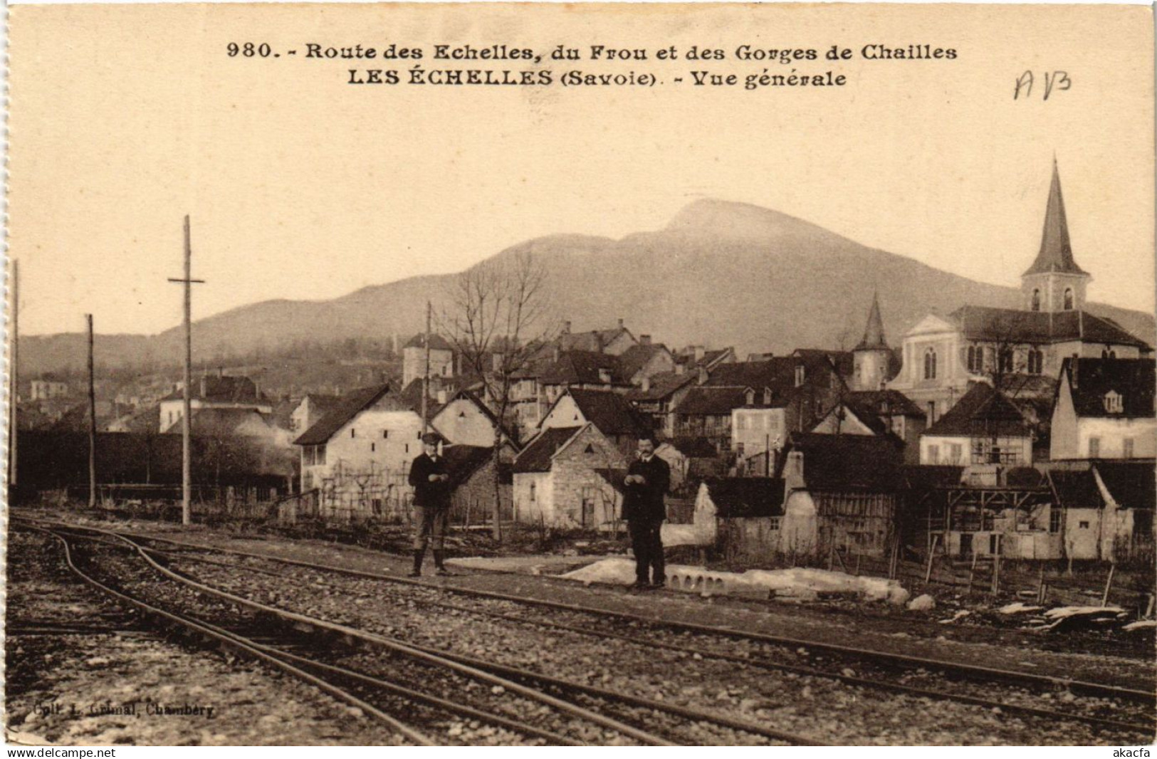 CPA Route des ECHELLES du Frou et des Gorges de Chailles Les ECHELLES (651632)