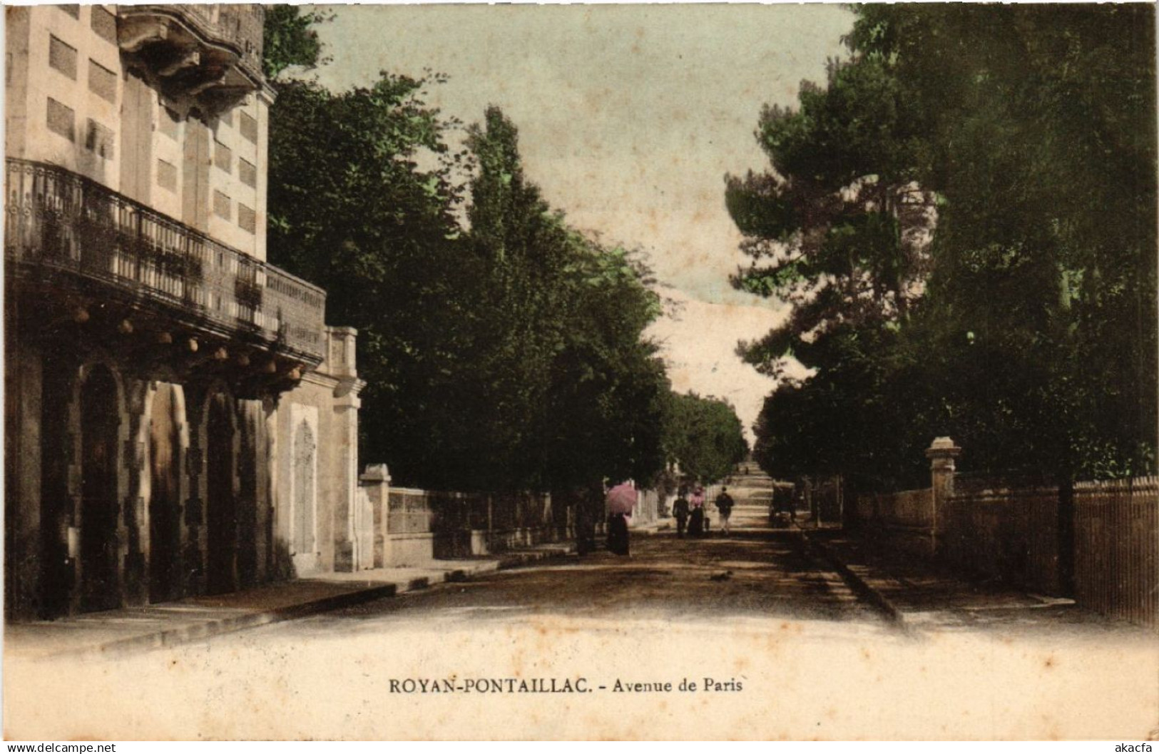 CPA ROYAN - ROYAN-PONTAILLAC - Avenue de Paris (481046)