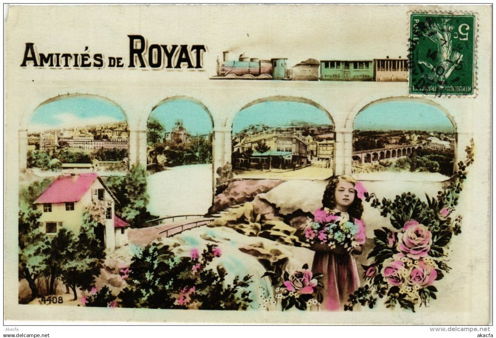 CPA ROYAT Amitiés de ROYAT (721642)