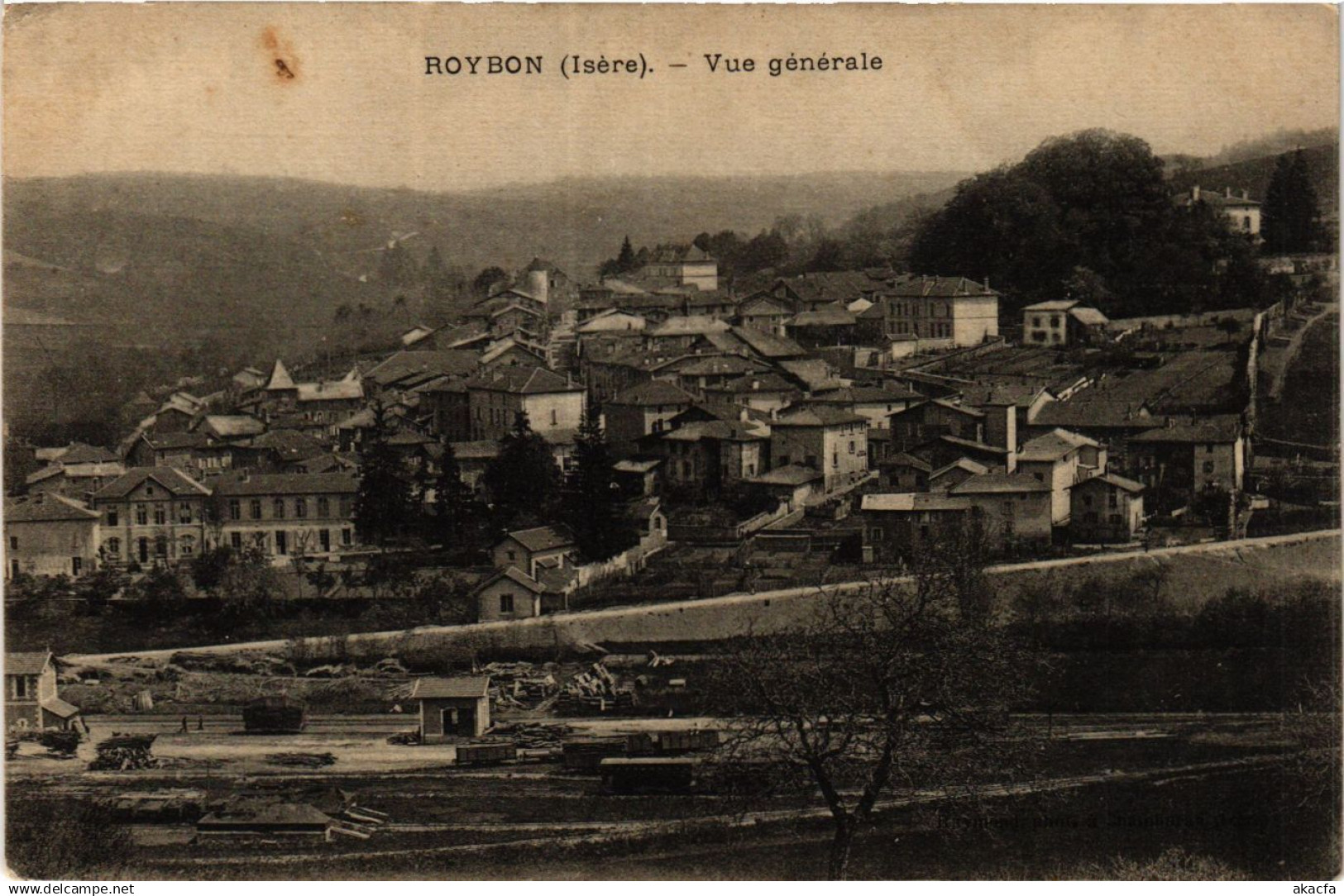 CPA ROYBON - Vue geneale (434832)