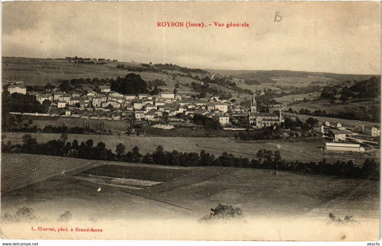 CPA ROYBON - Vue générale (434828)