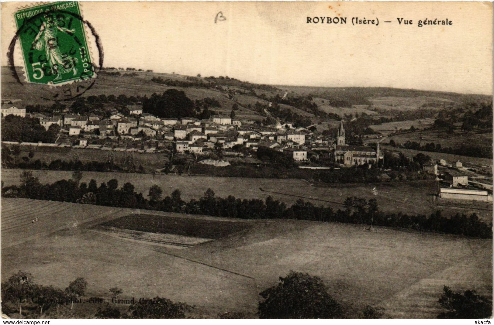 CPA ROYBON - Vue générale (434912)