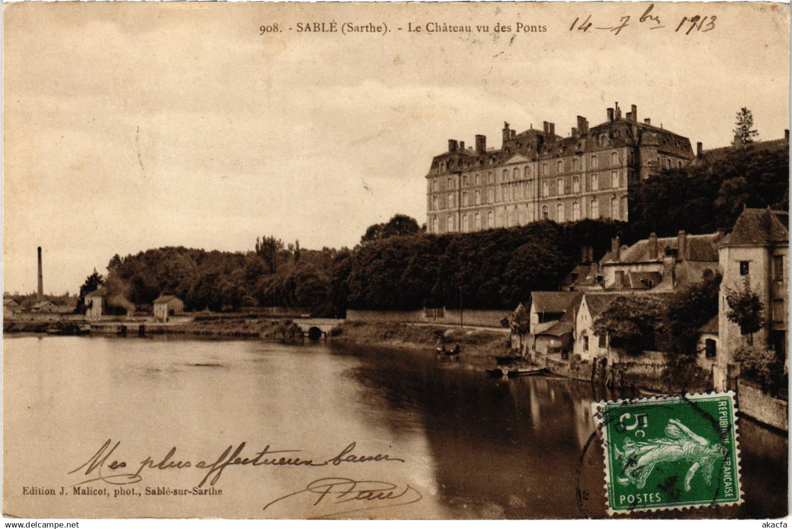 CPA SABLE-sur-SARTHE Le Chateau FRANCE (1434194)