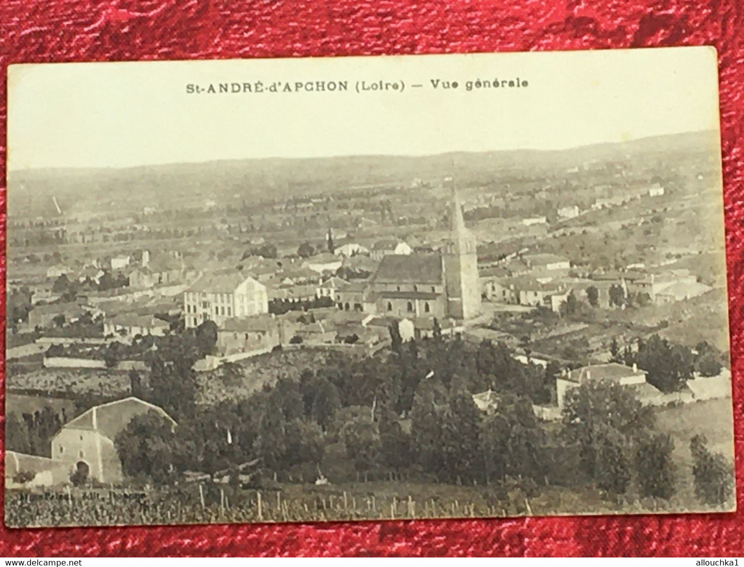 CPA- Saint-André-d'Apchon-☛ ✔️ Vue générale ✔️Cartes Postales  Europe  France  [42] Loire-☛région Auvergne-Rhône--☛1925