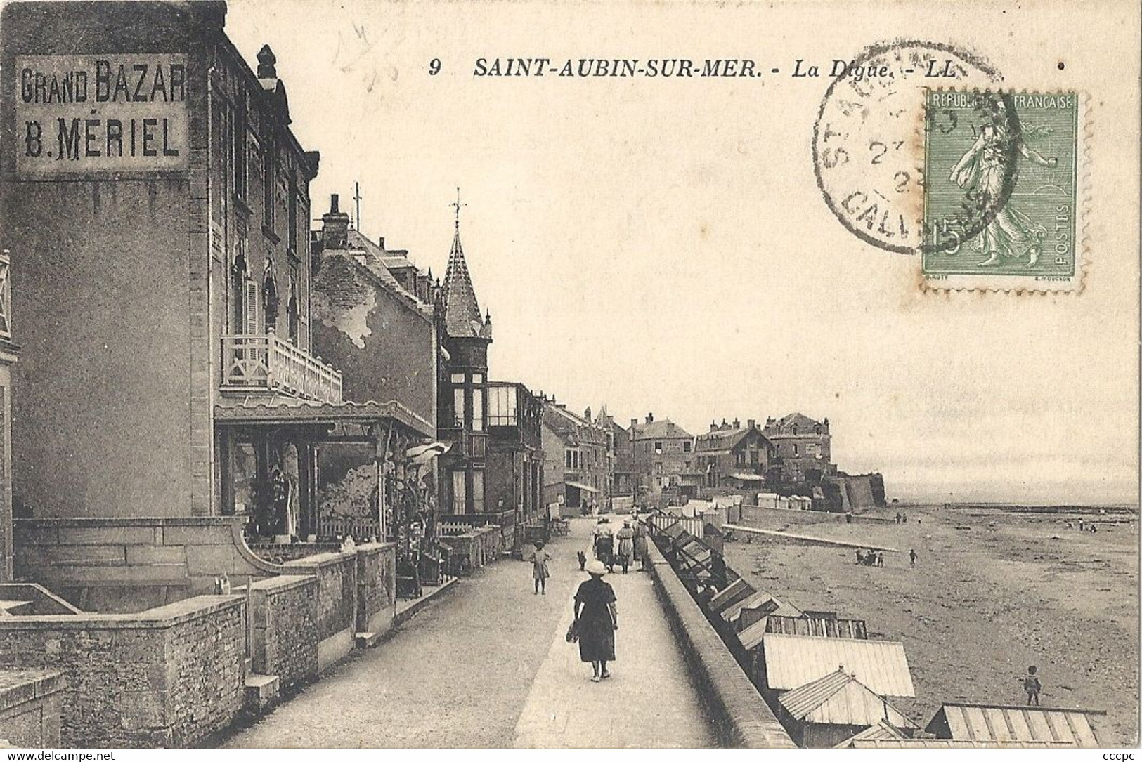 CPA Saint-Aubin-sur-Mer La Digue