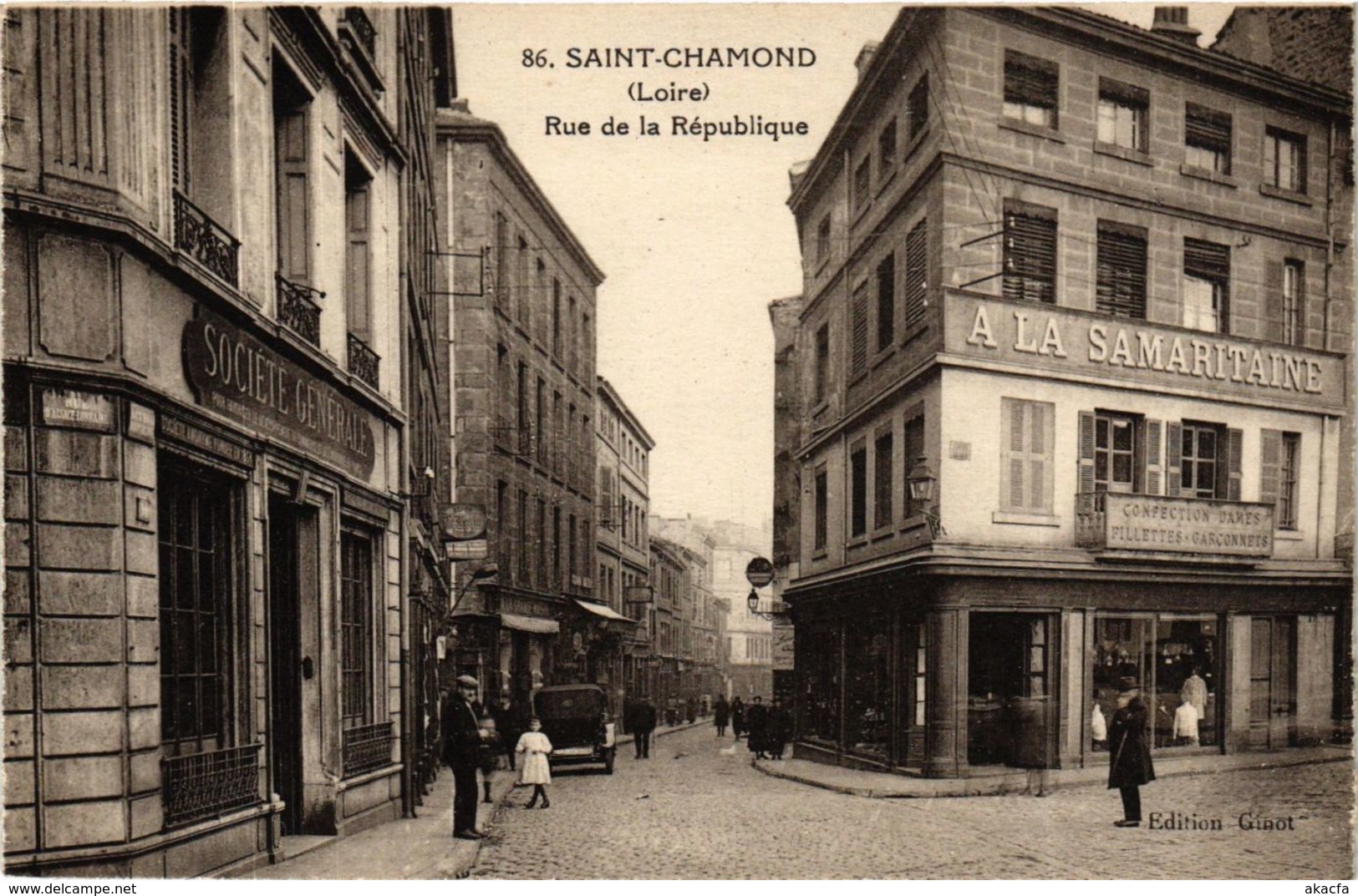 CPA Saint Chamond- Rue de la Republique FRANCE (907159)