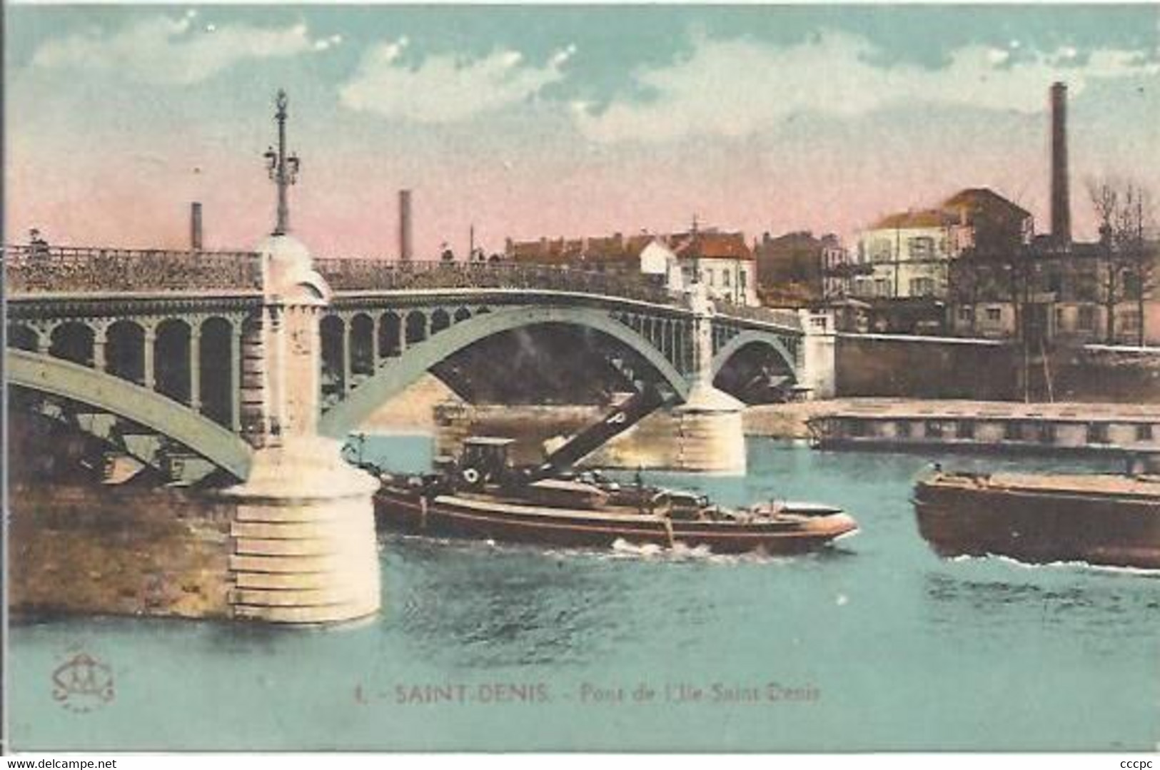 CPA Saint-Denis Pont de l'Ile Saint-Denis