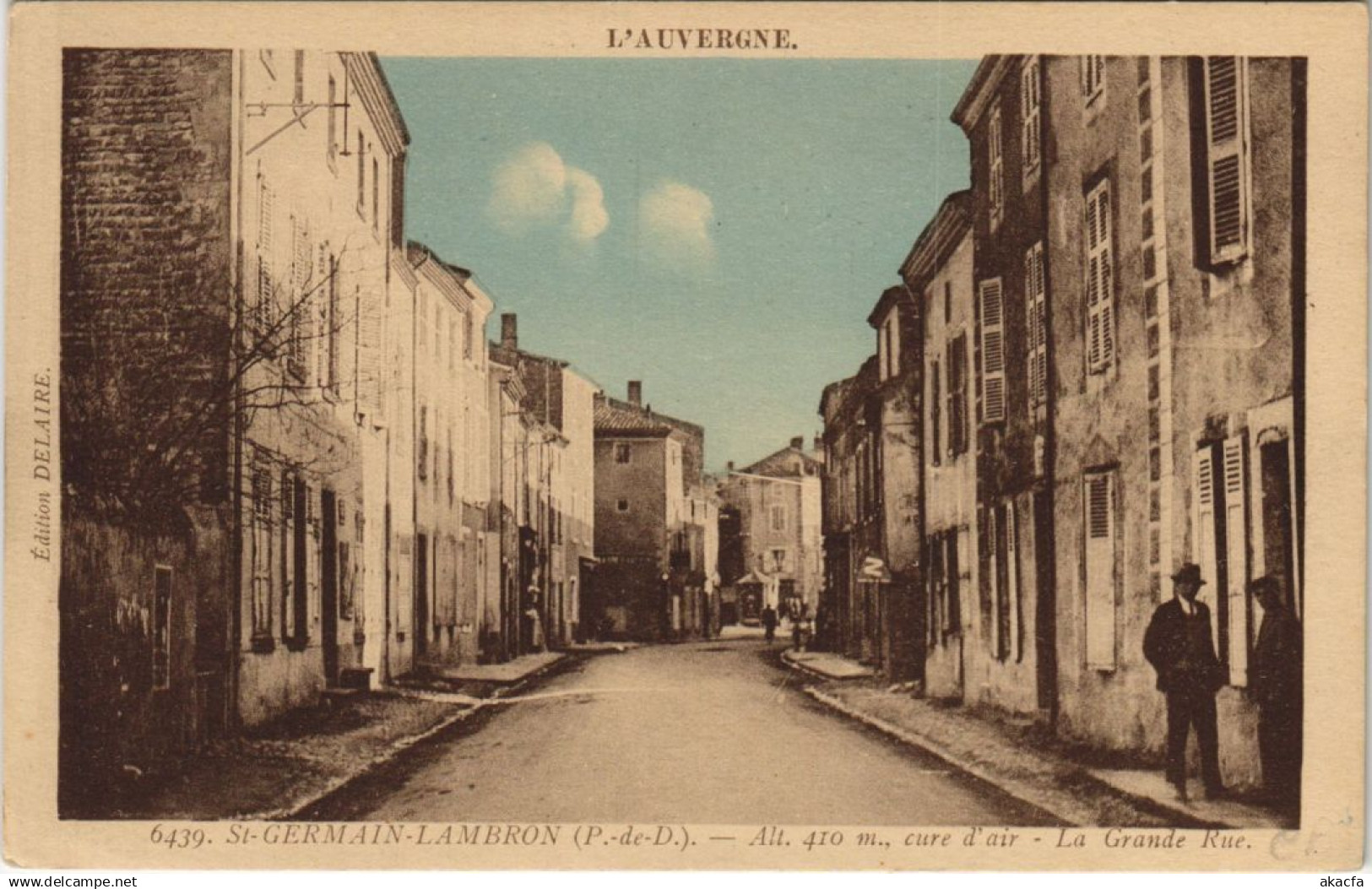 CPA SAINT-GERMAIN-LEMBRON La Grande Rue (1254899)