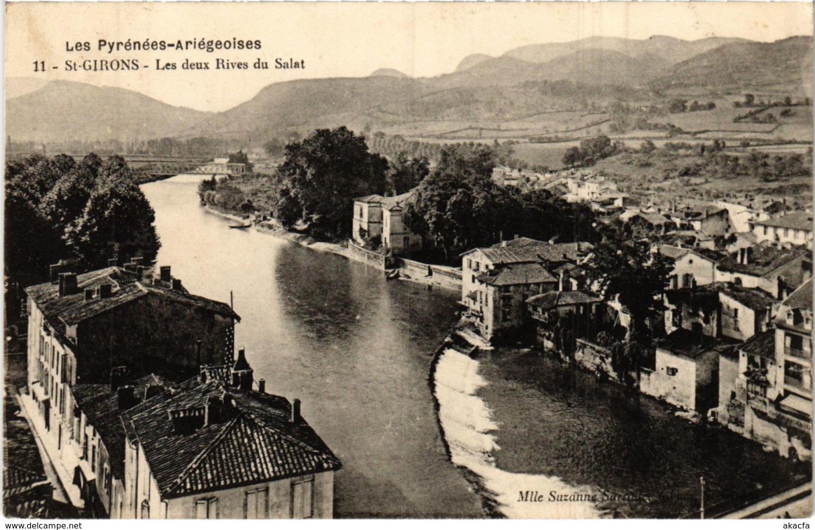 CPA Saint Girons- Les deux Rives du Salat FRANCE (1040409)