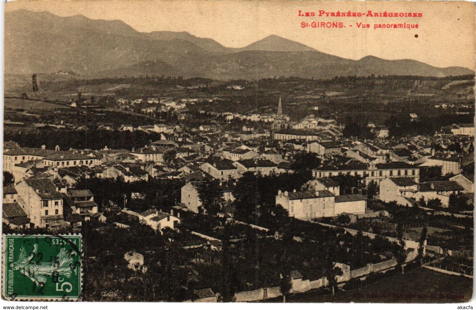 CPA Saint Girons- vue panoramique FRANCE (1040407)