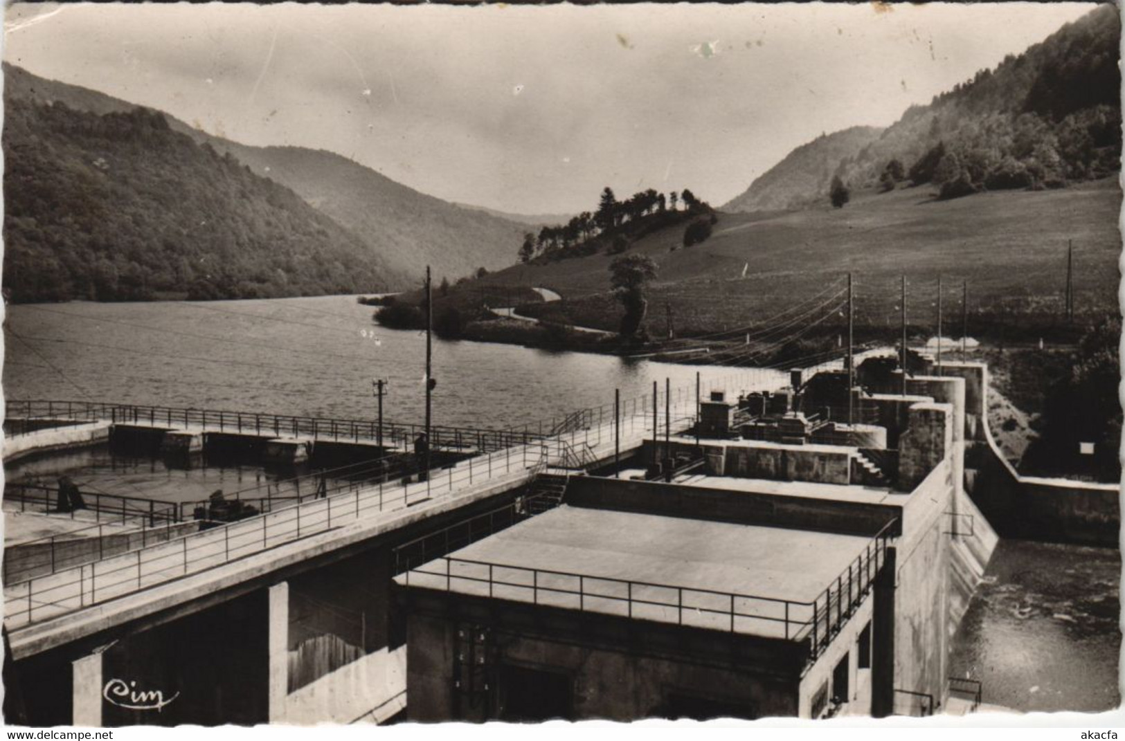 CPA SAINT-HIPPOLYTE Barrage de Grosbois (1115164)